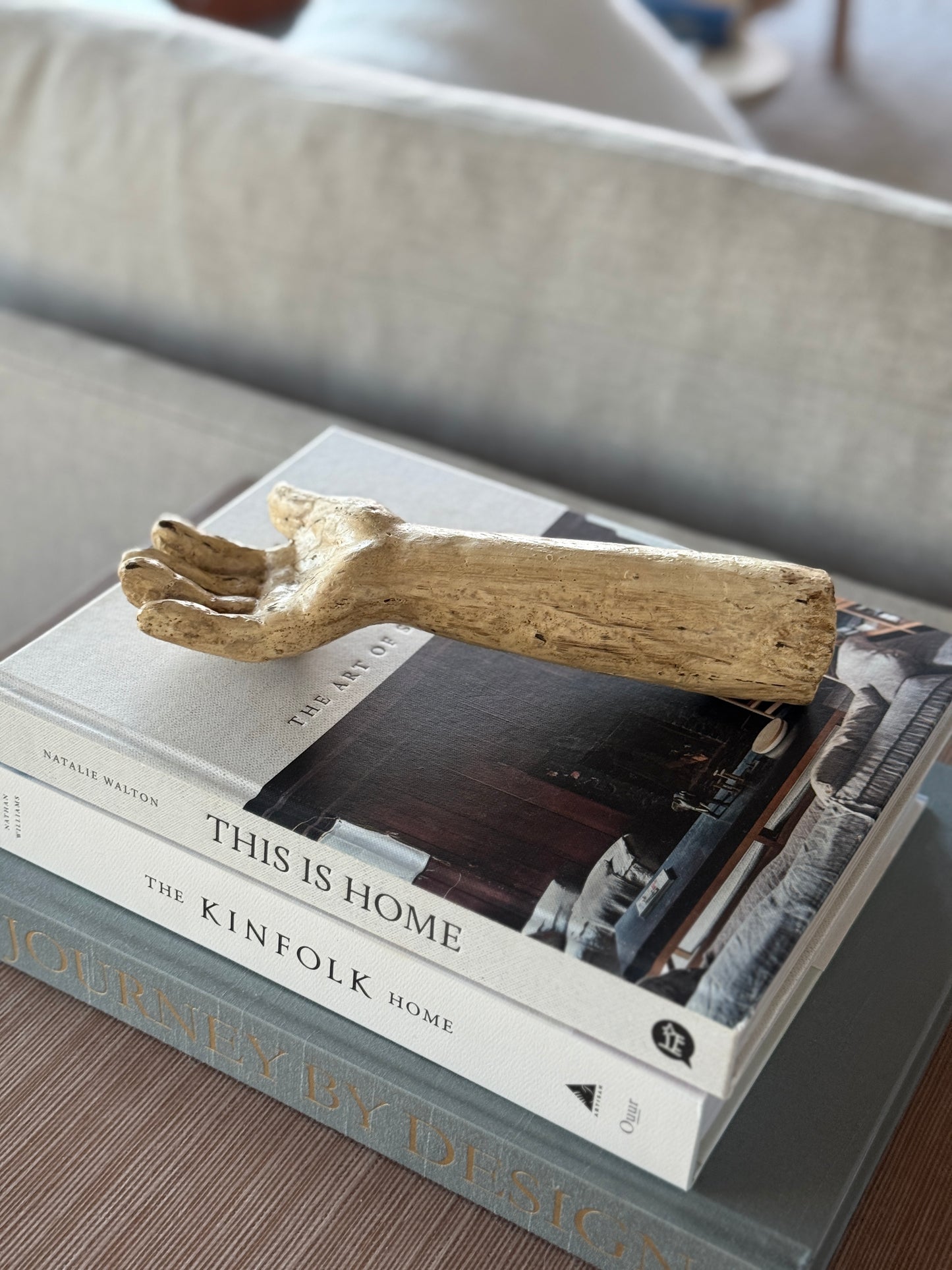 Vintage Folk Hand Sculpture