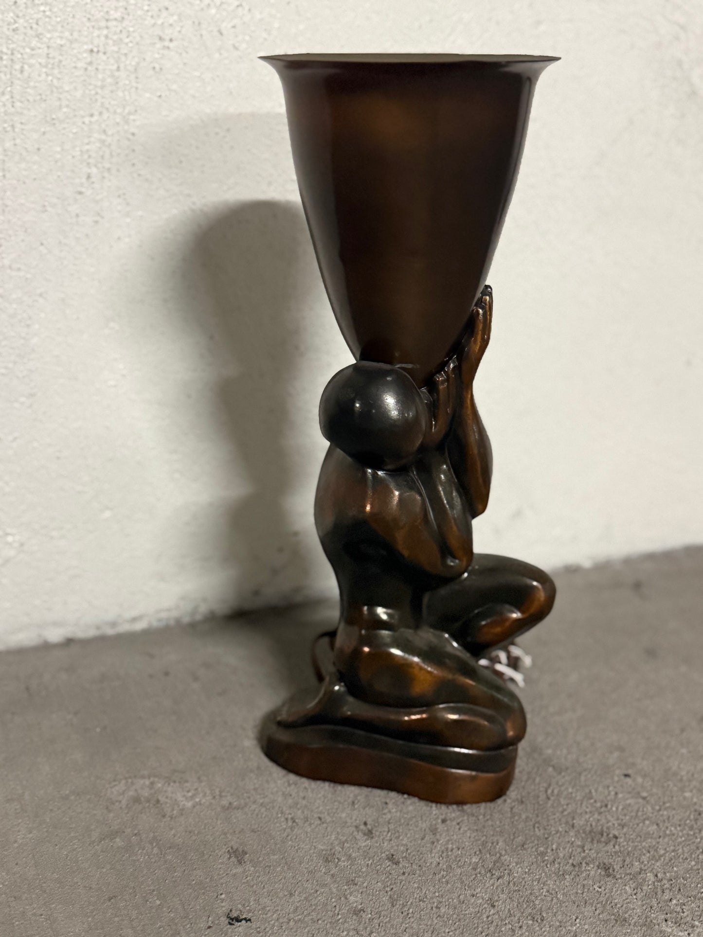 Pair Art Deco Table Torchieres