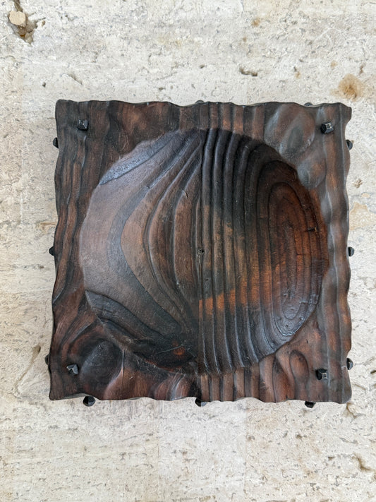 Vintage Spanish Wood Tray