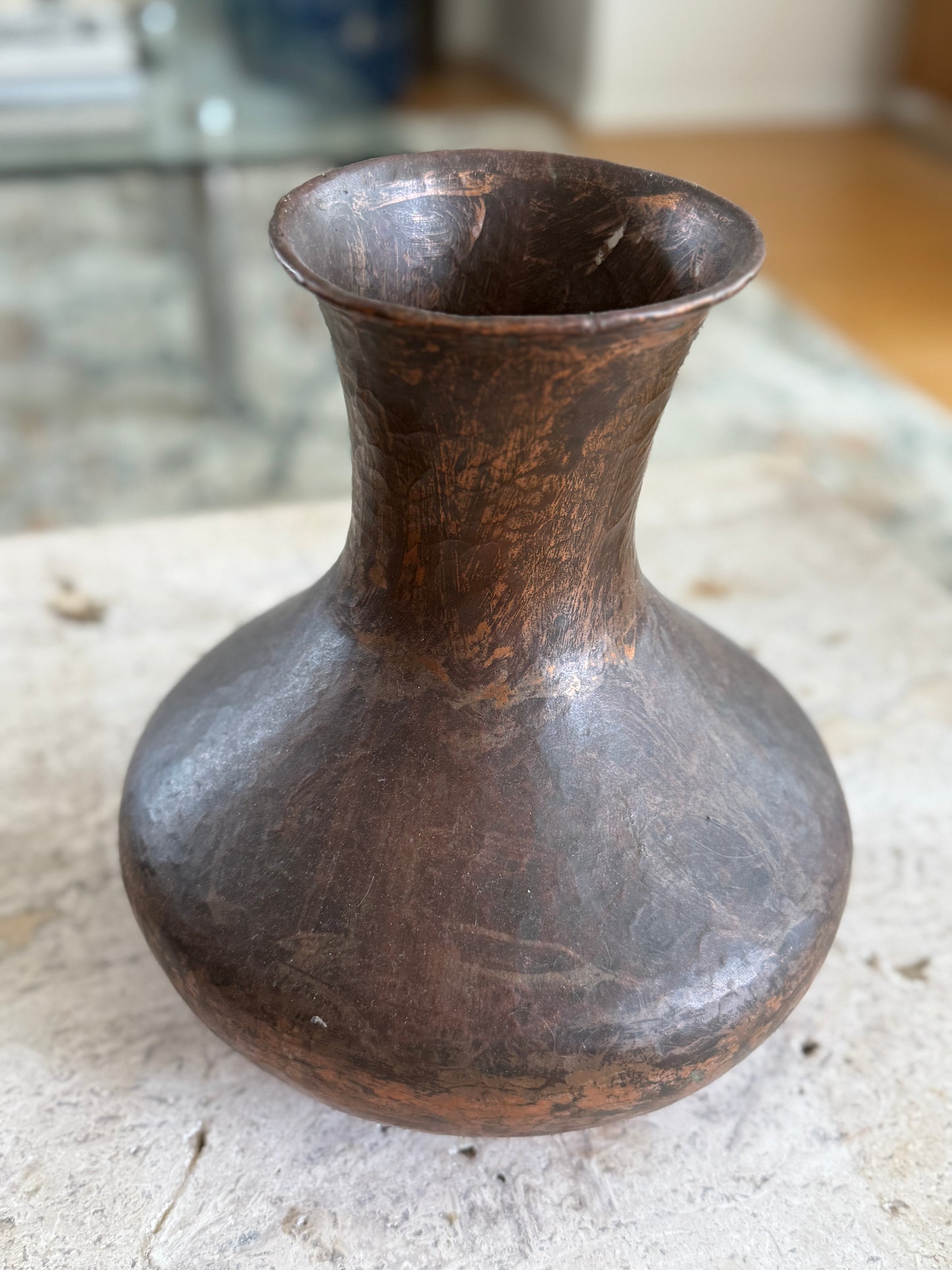Antique Copper Vase