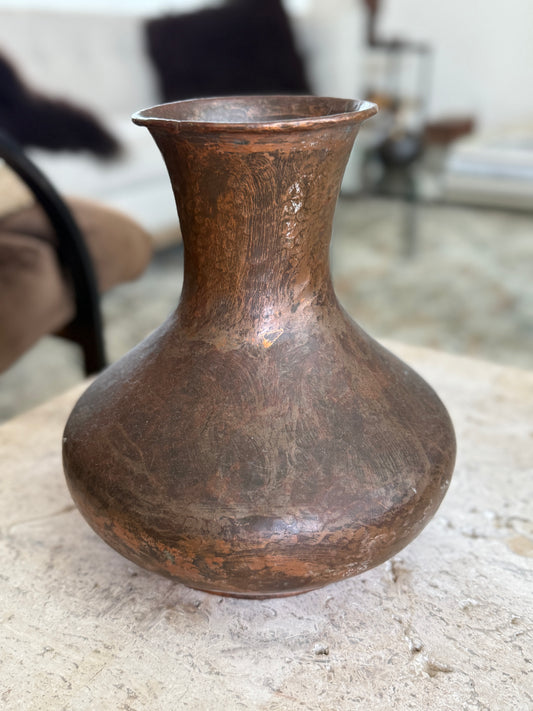 Antique Copper Vase