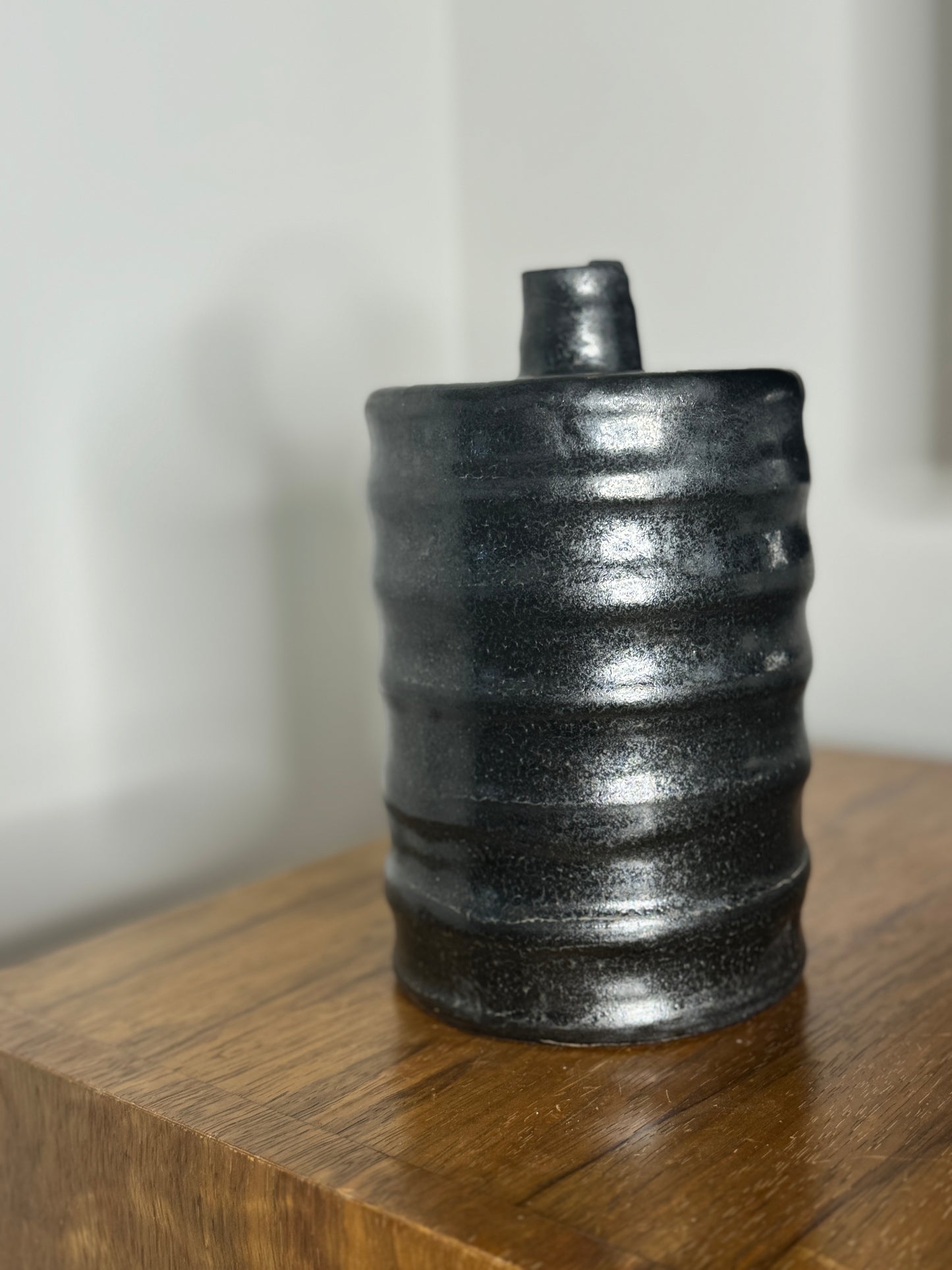 Gunmetal Glaze Vase
