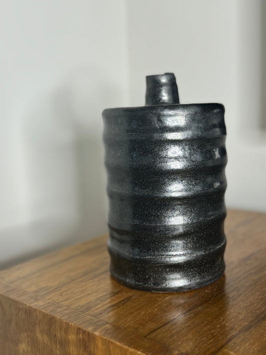 Gunmetal Glaze Vase