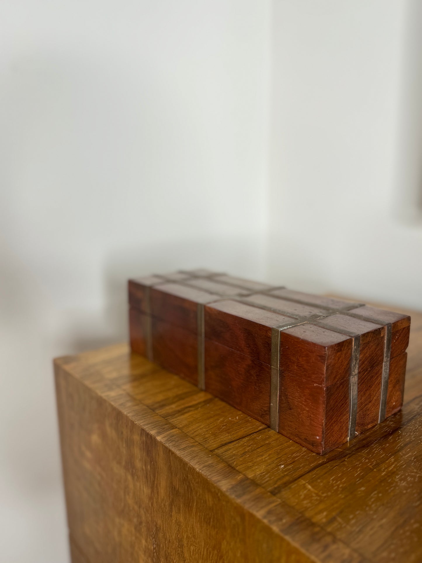 Wood & Brass Box