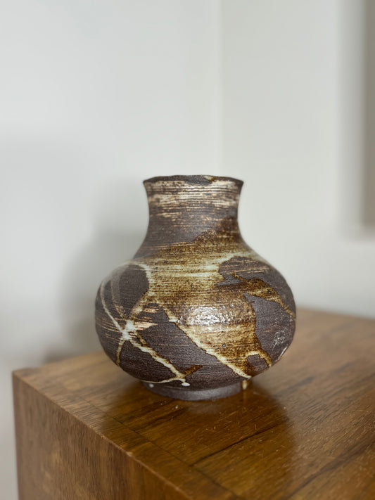 Modern-Folk Studio Pottery Vase