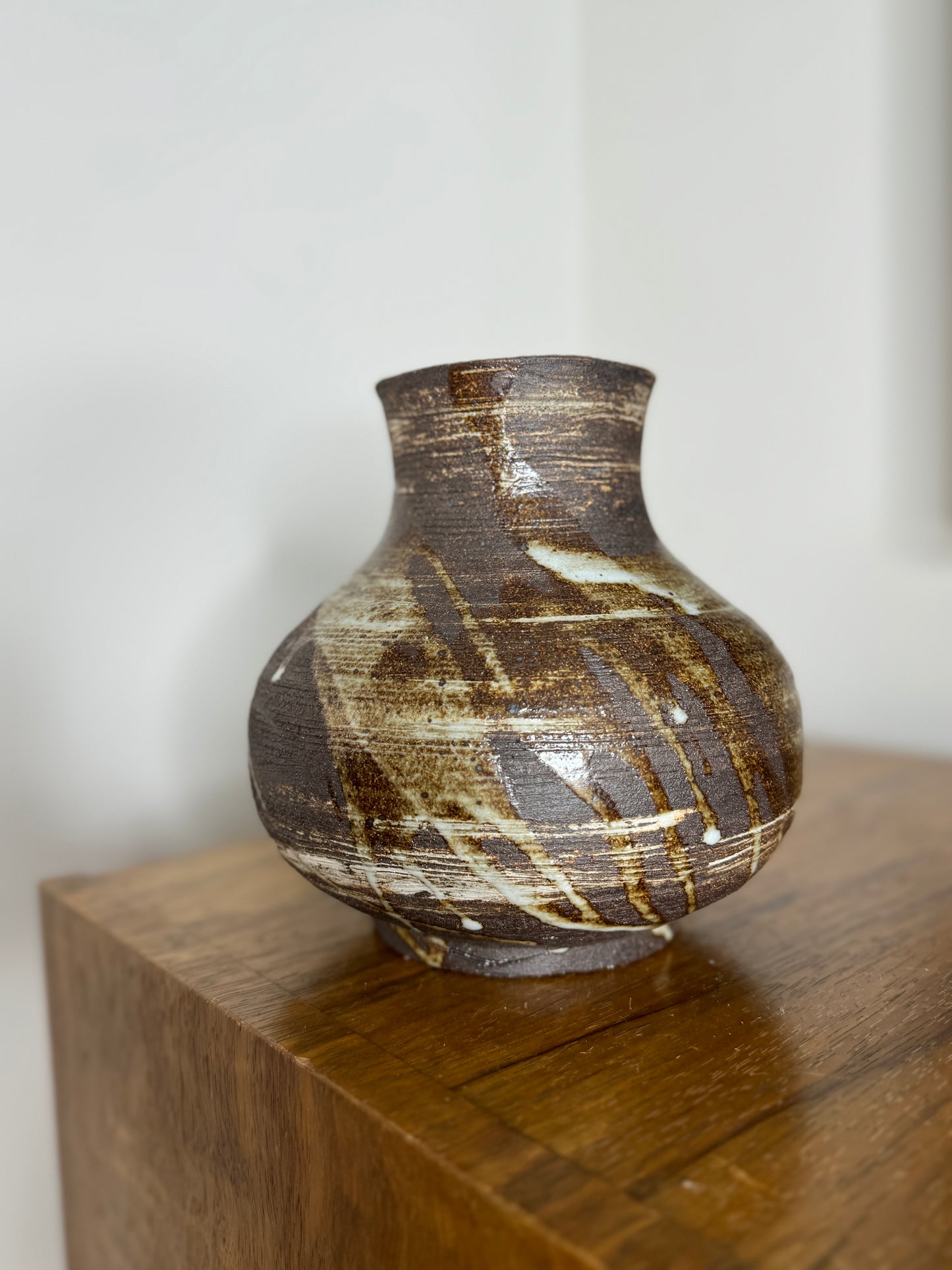 Modern-Folk Studio Pottery Vase