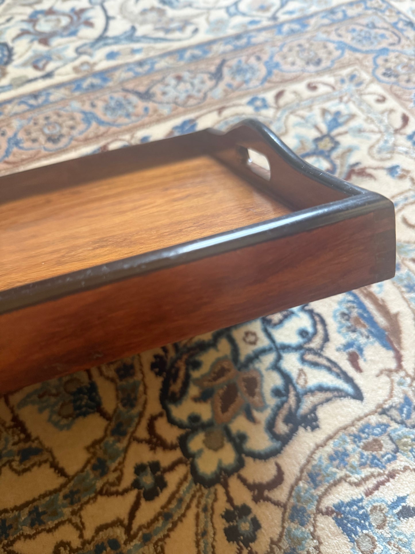 Vintage Wood Cocktail Tray
