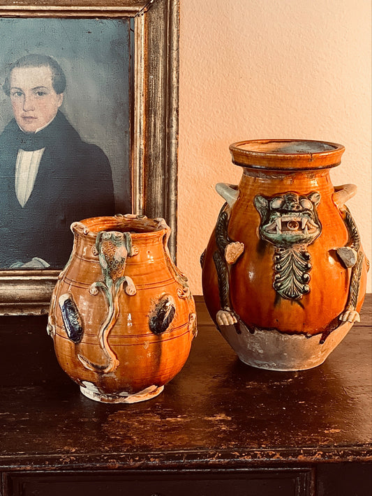 Pair of Tangsancai Vases