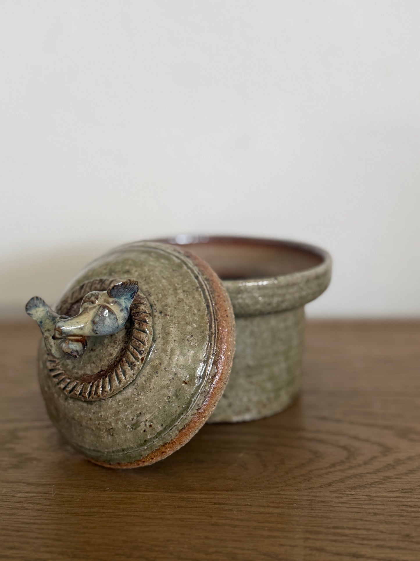 Artisanal Jar with Birds