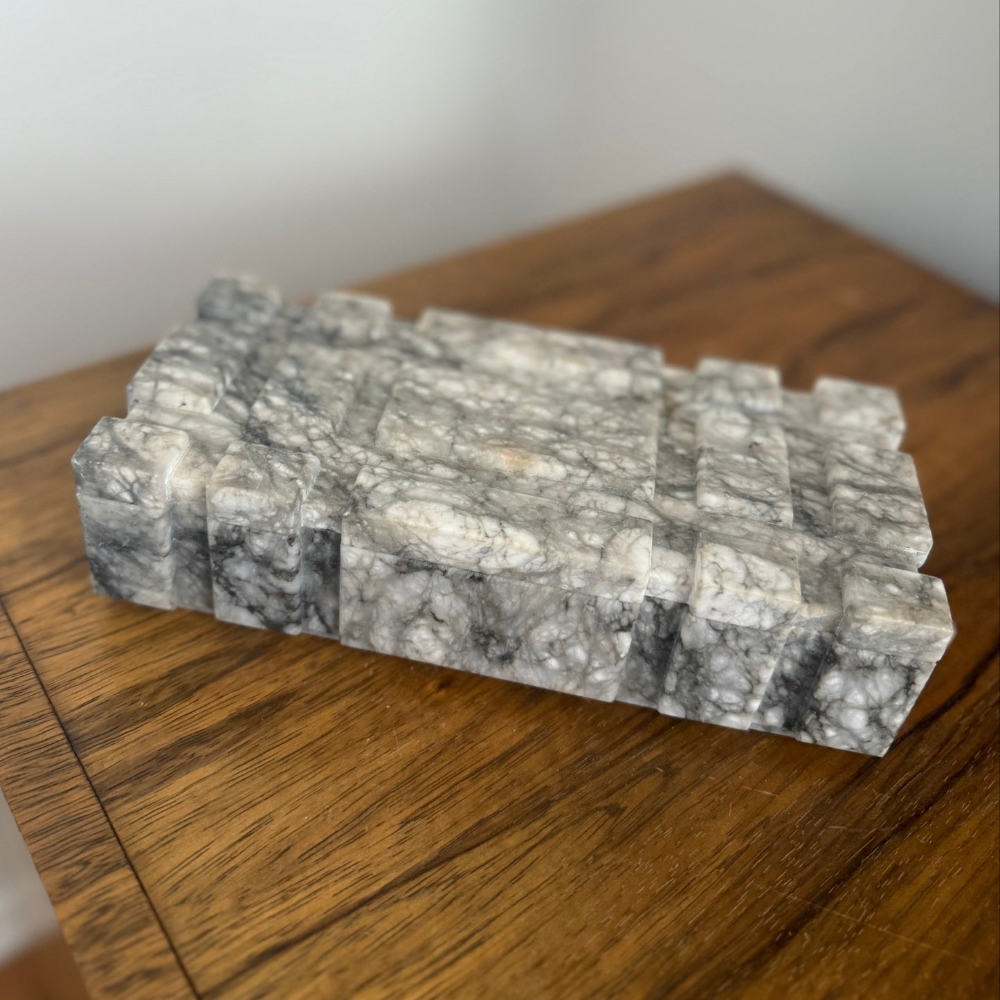 Architectural Italian Marble Box
