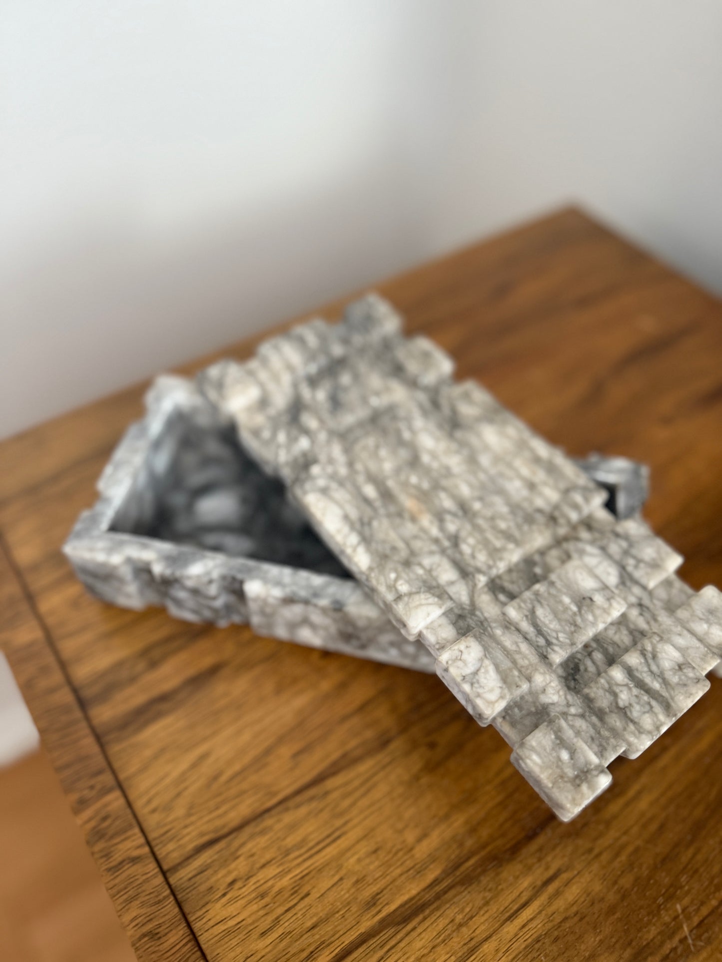 Architectural Italian Marble Box