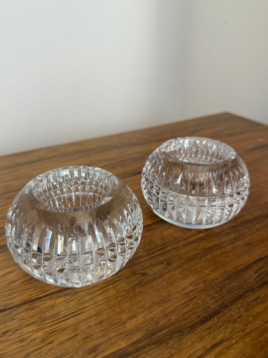 Pair Crystal Votives