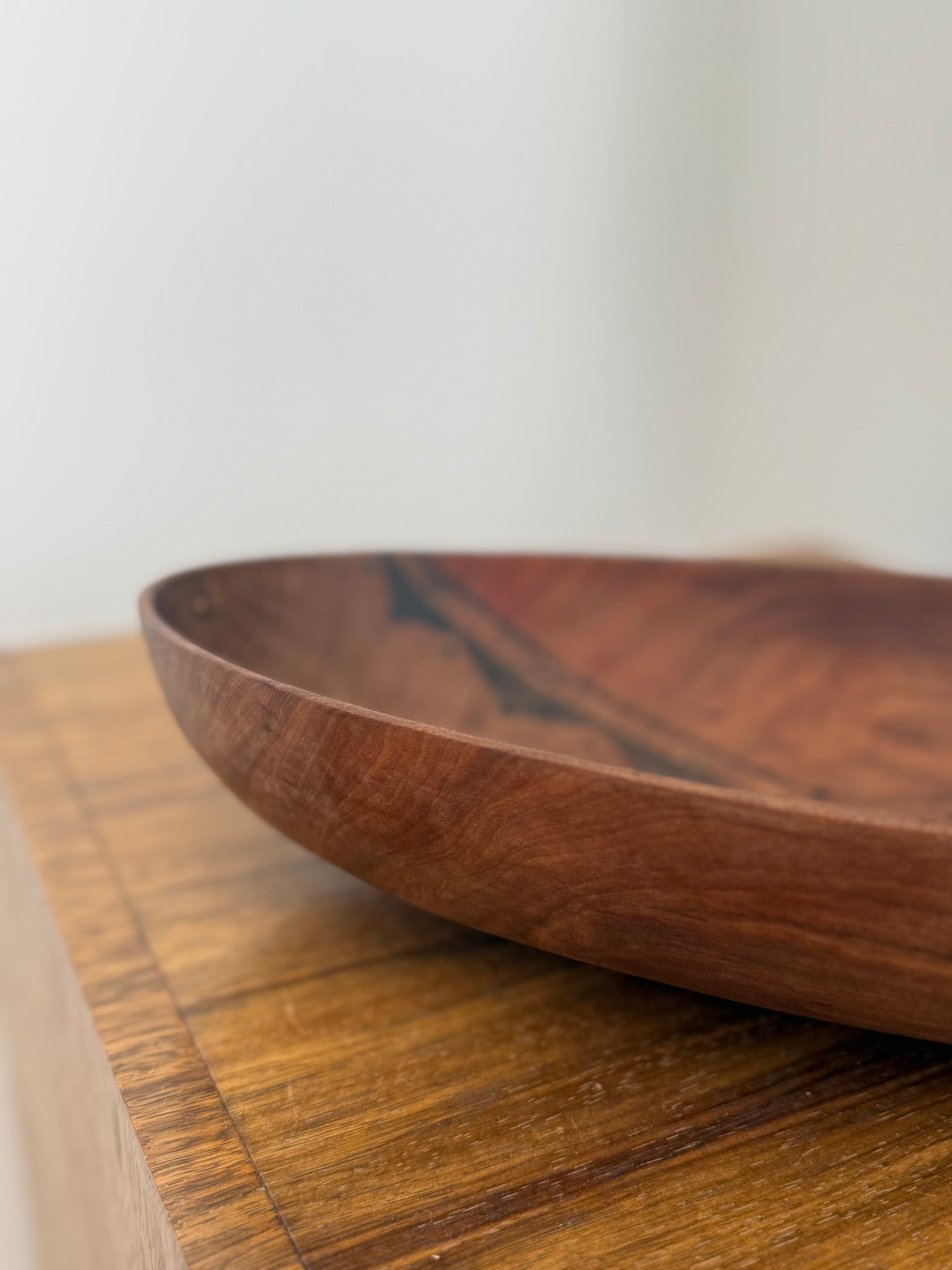 Vintage Painted Serving Bowl