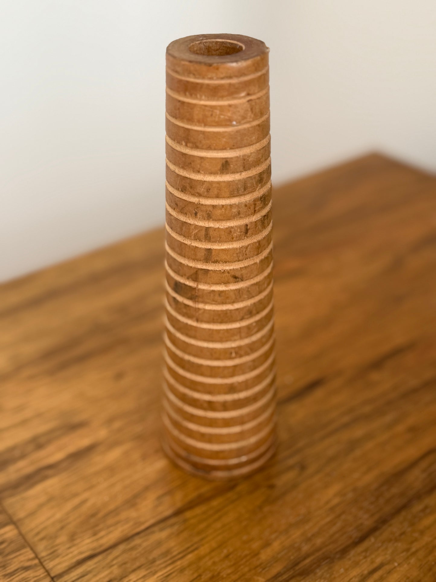 Set of 3 Antique Bobbins | Candleholders