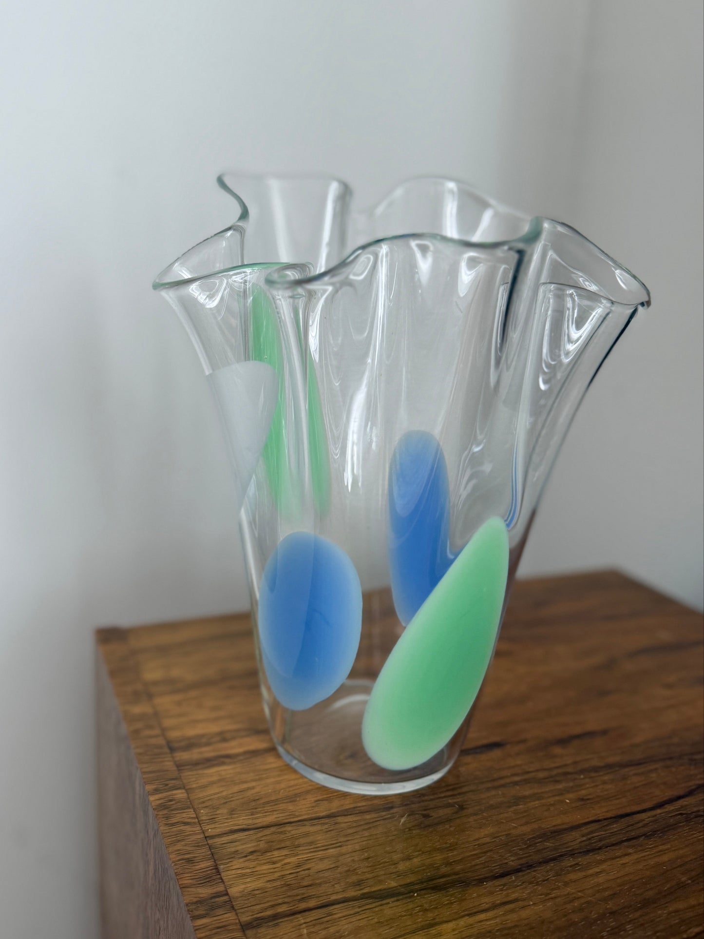 Fancy Vintage Hankerchief Vase