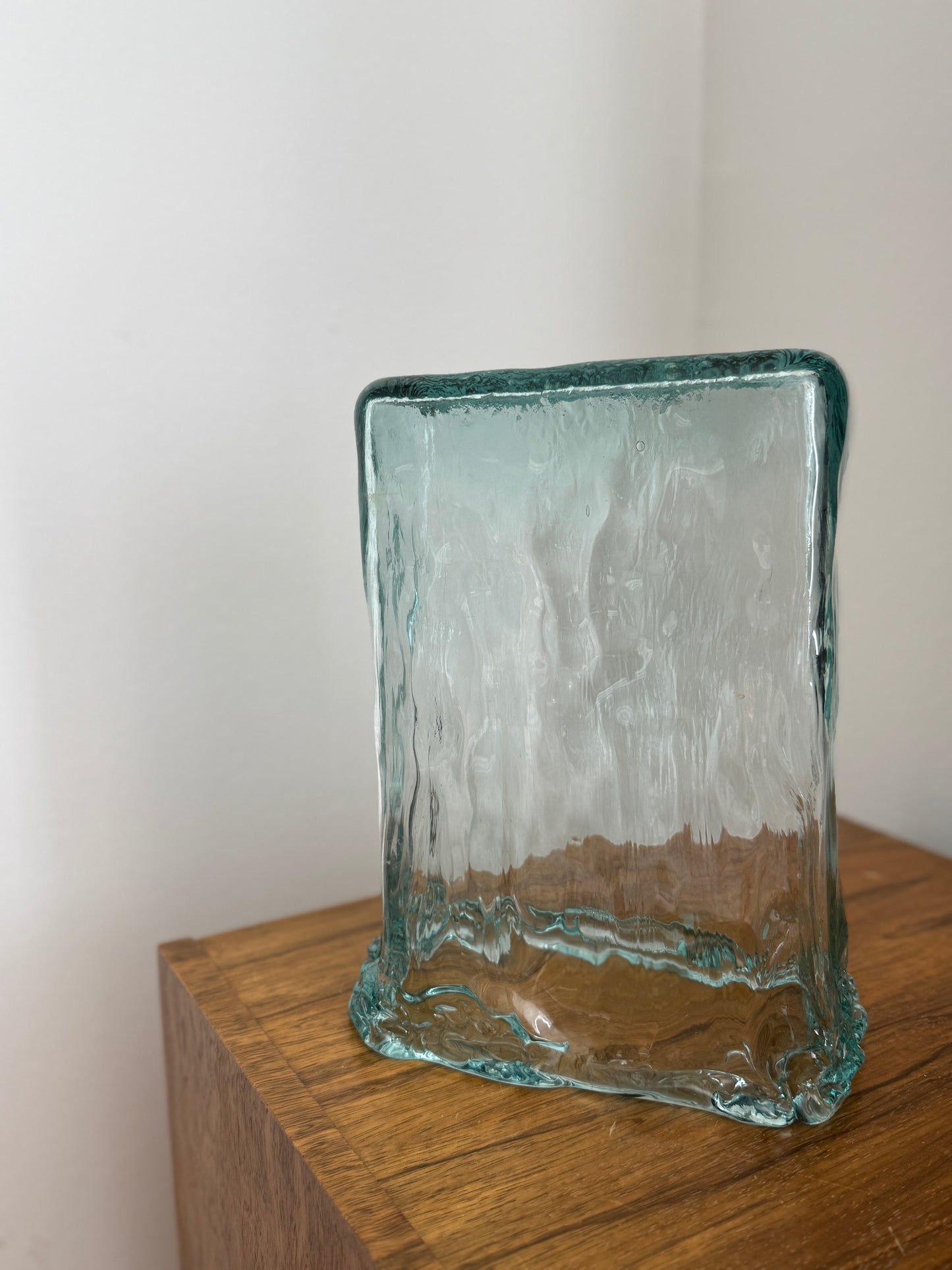 Incredible Recycled Glass Sculptural Vase