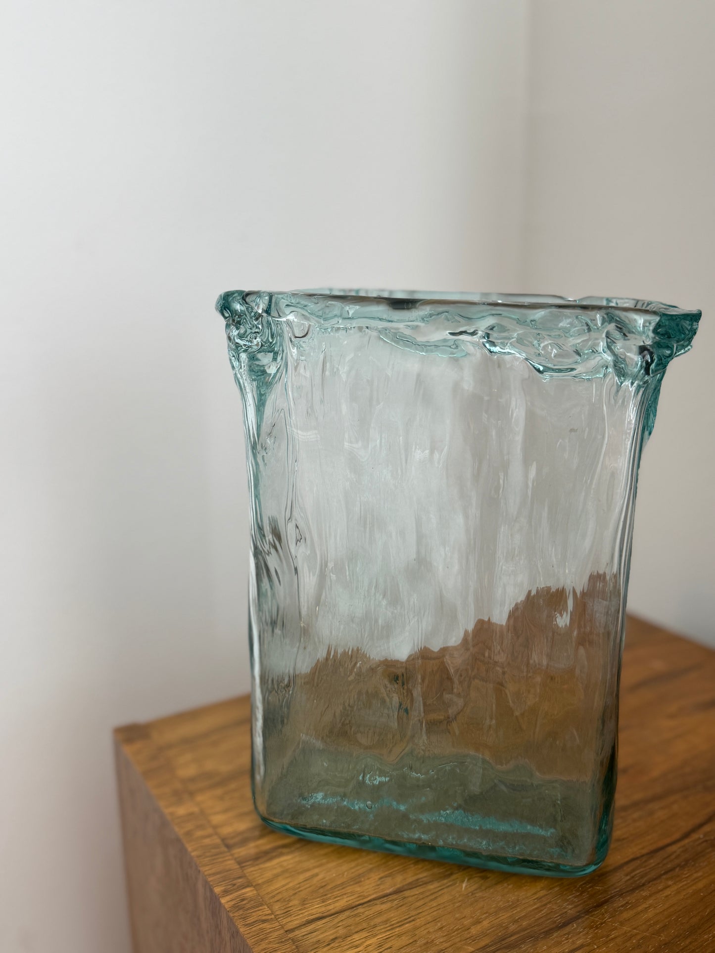 Incredible Recycled Glass Sculptural Vase