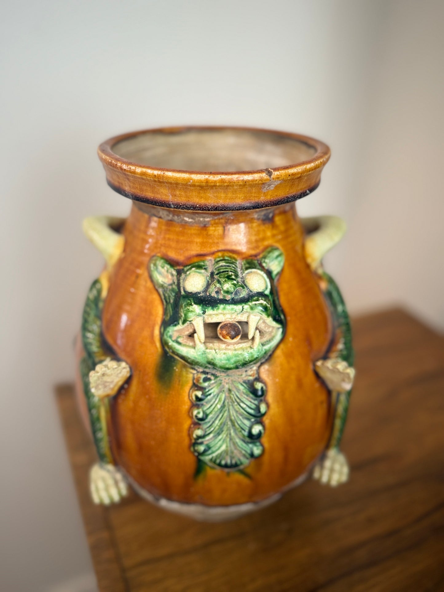 Pair of Tangsancai Vases