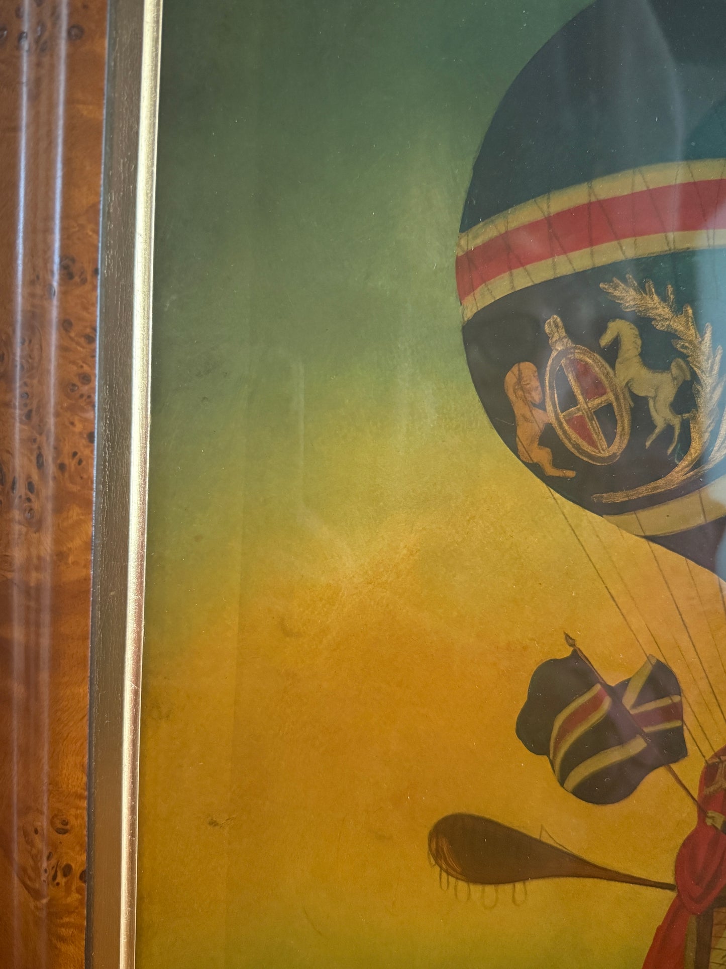 Reverse Glass Lithograph