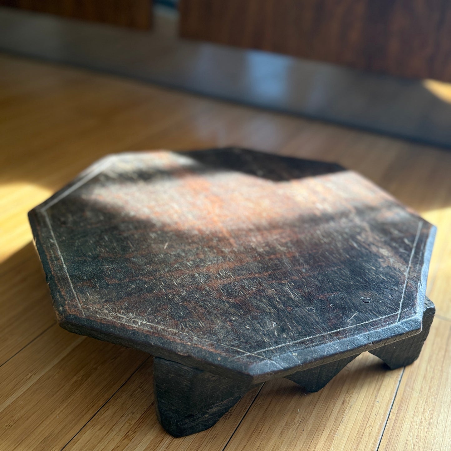 Antique Wood Pedestal