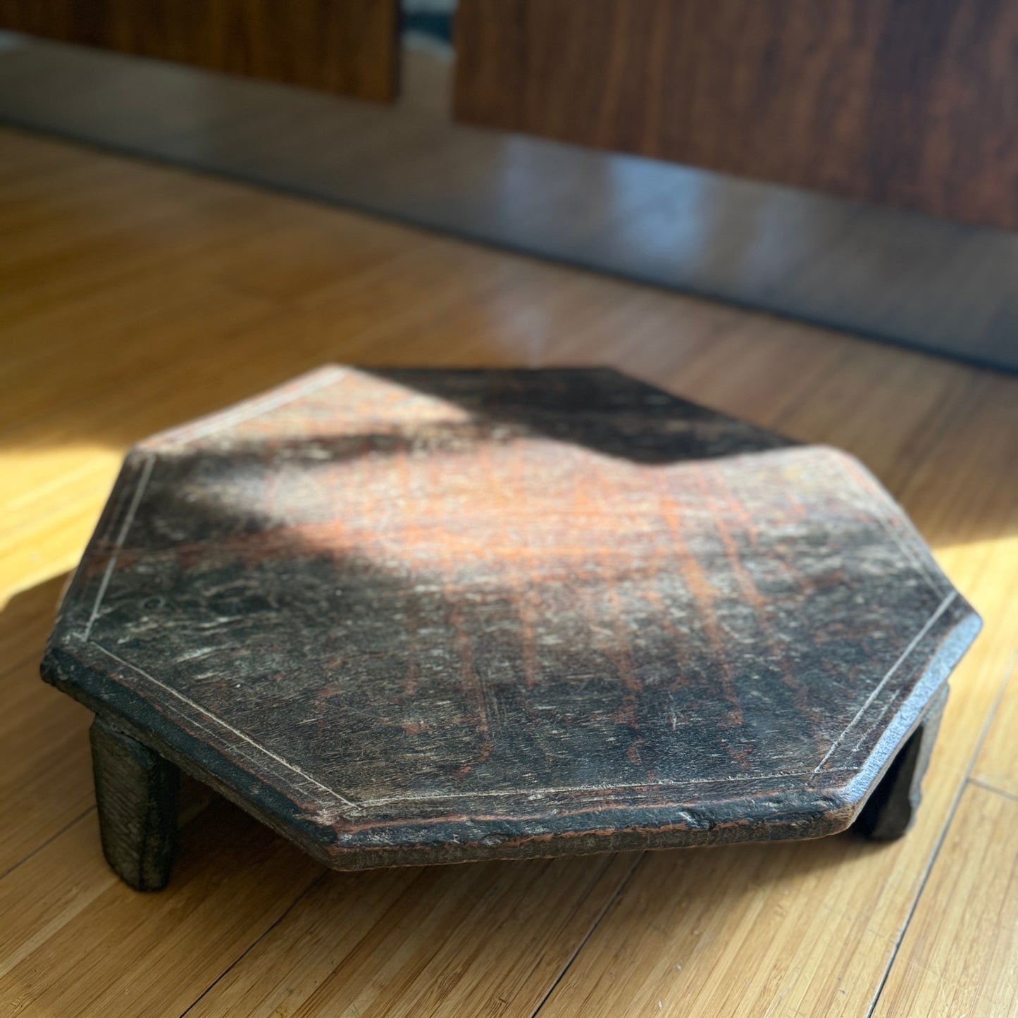 Antique Wood Pedestal