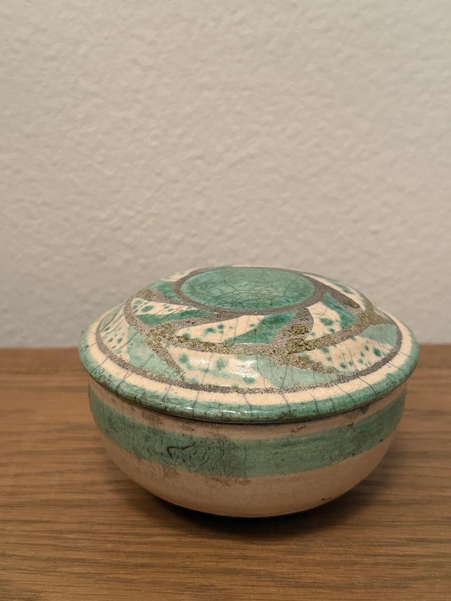 Signed Raku Bowl with Lid
