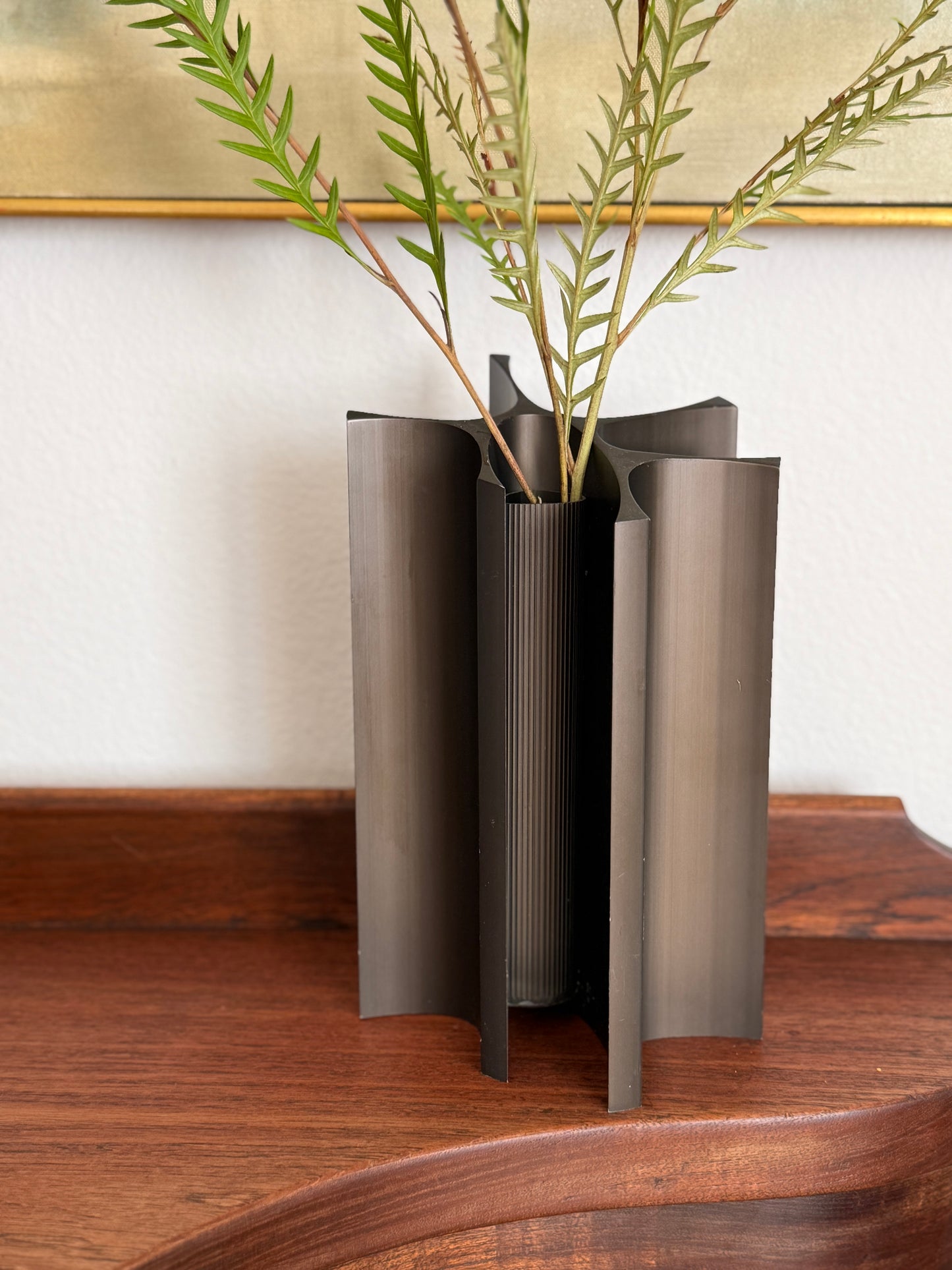 Metal Sculptural Vase