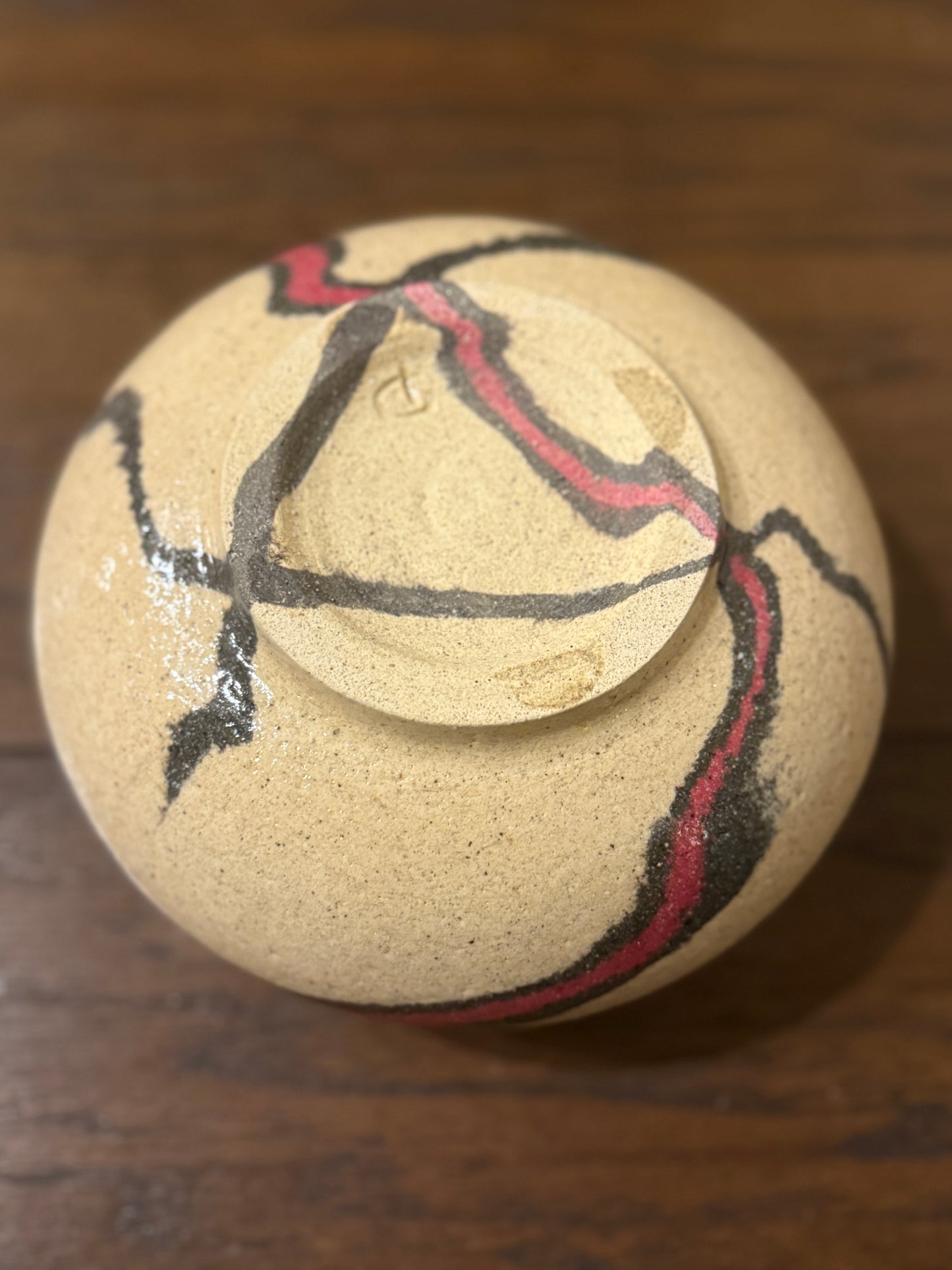 60s Studio Pottery Raku Bowl