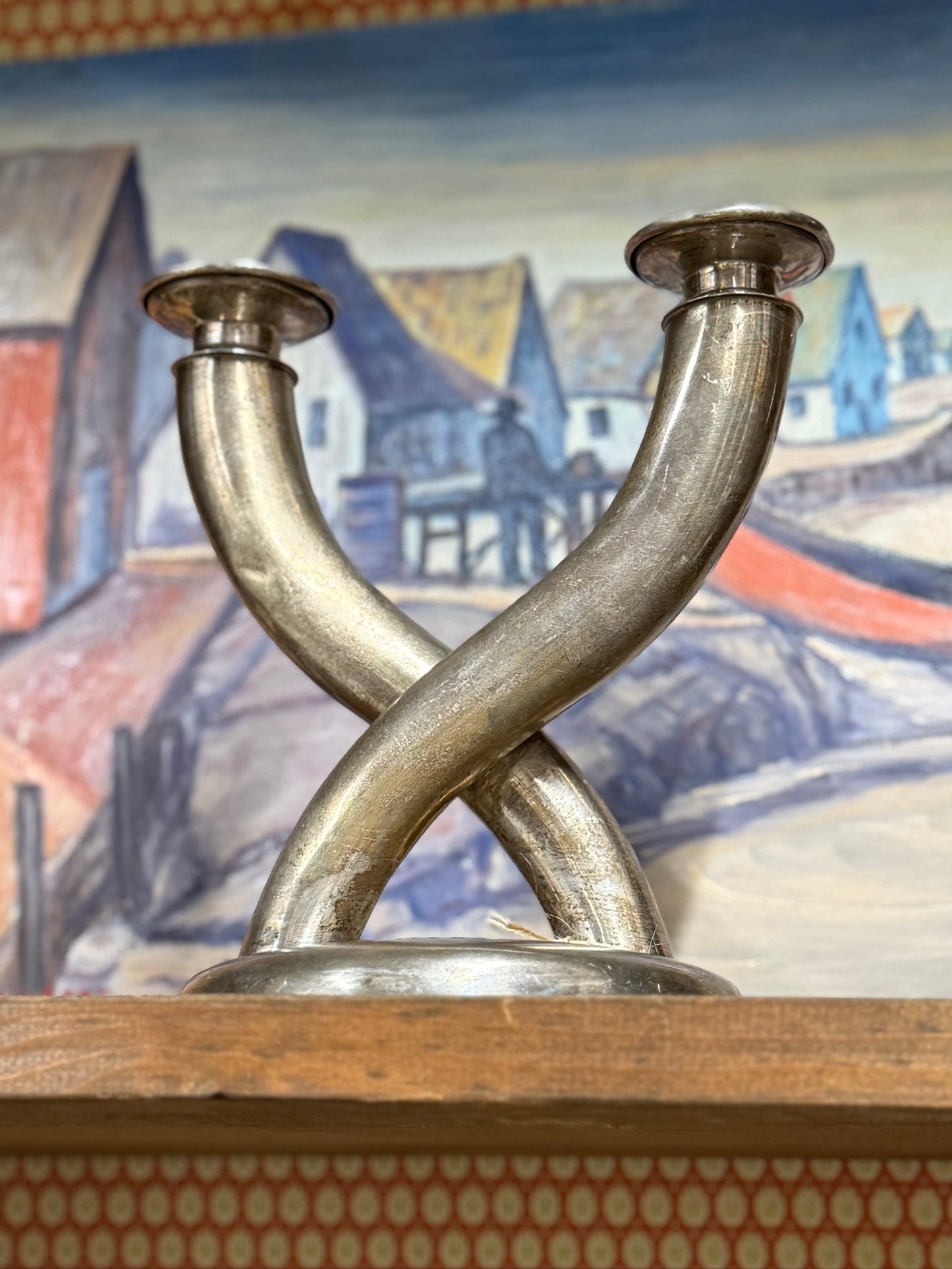 Art Deco Gio Ponti Style Candleholder