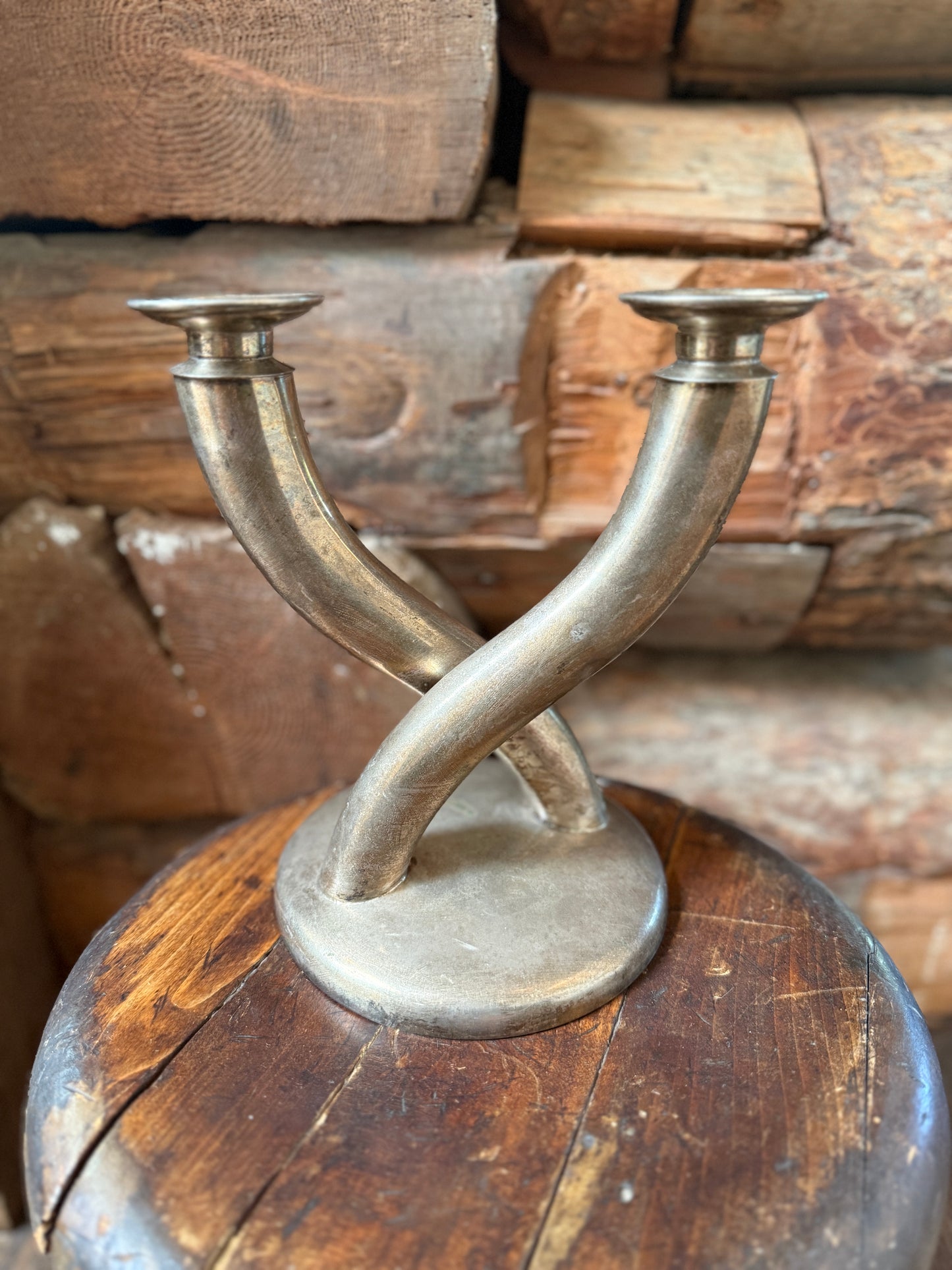 Art Deco Gio Ponti Style Candleholder