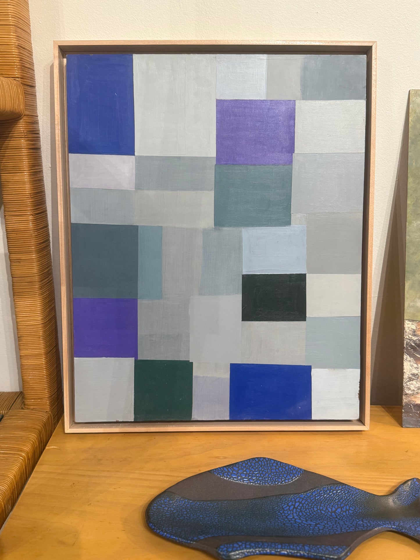 Geometric Painting of Layered Boxes
