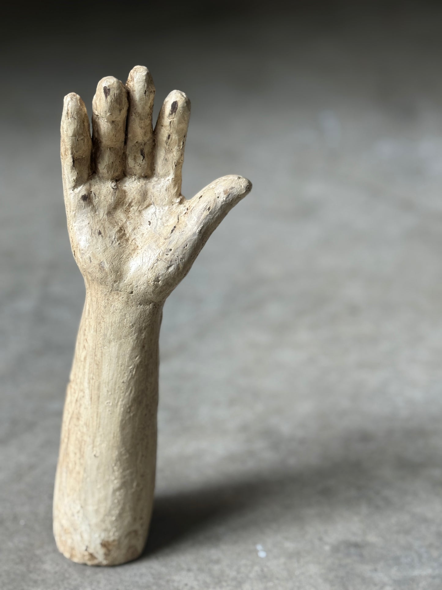 Vintage Folk Hand Sculpture