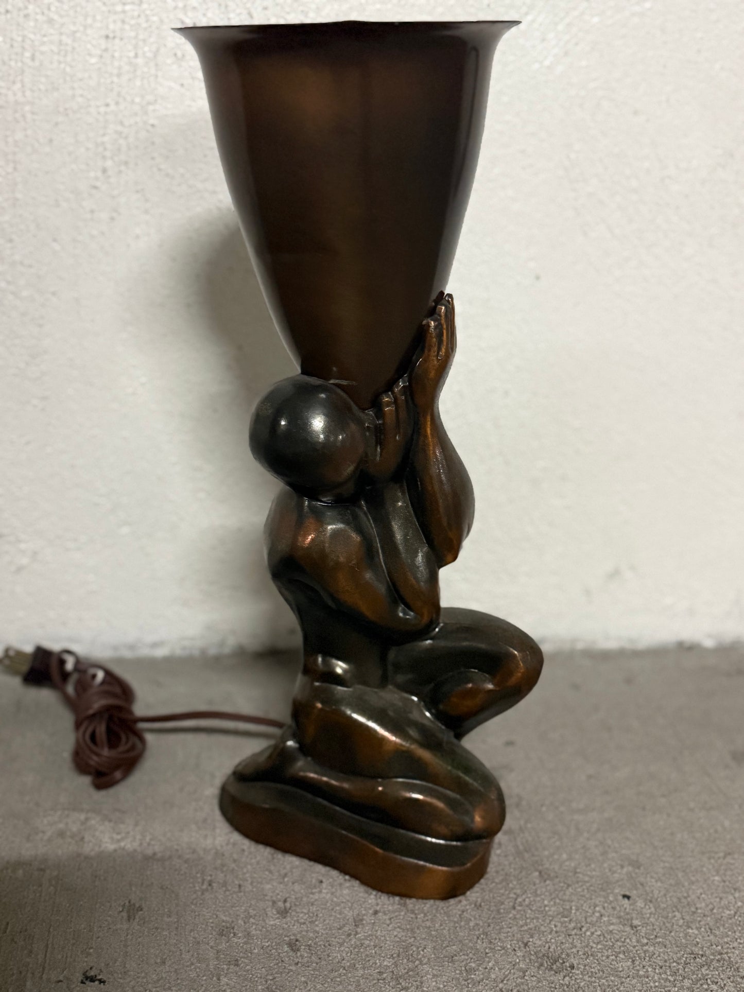 Pair Art Deco Table Torchieres