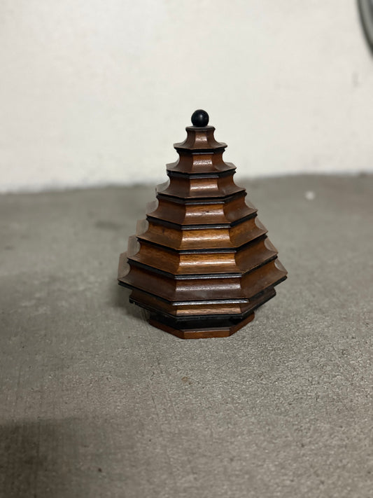 Vintage 3 Tier Pagoda Box