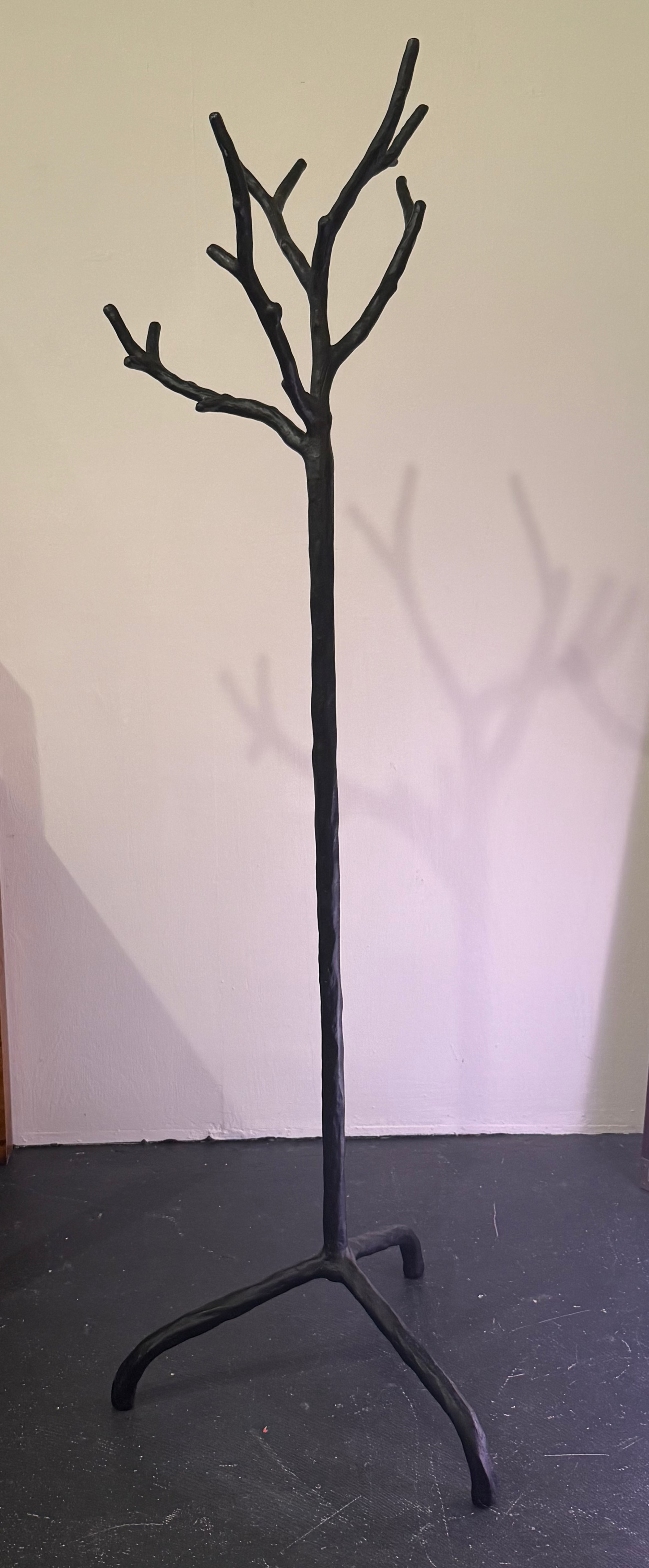 Cast Tree Trunk Coat Rack