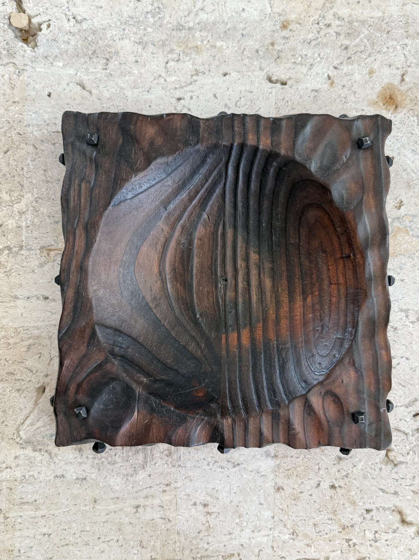 Vintage Spanish Wood Tray