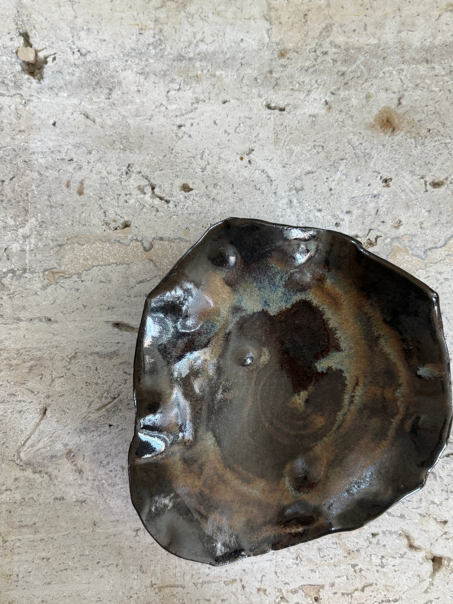 Wavy Sculptural Bowl