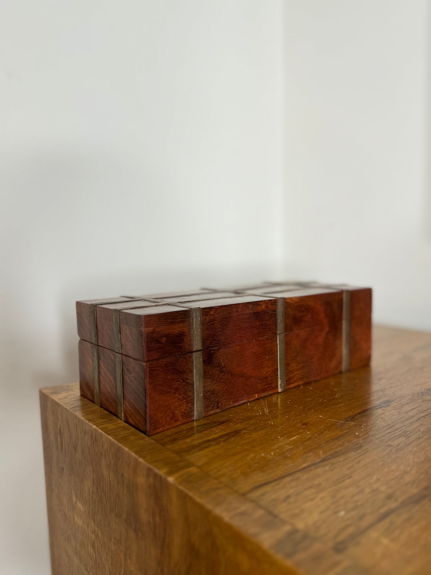 Wood & Brass Box