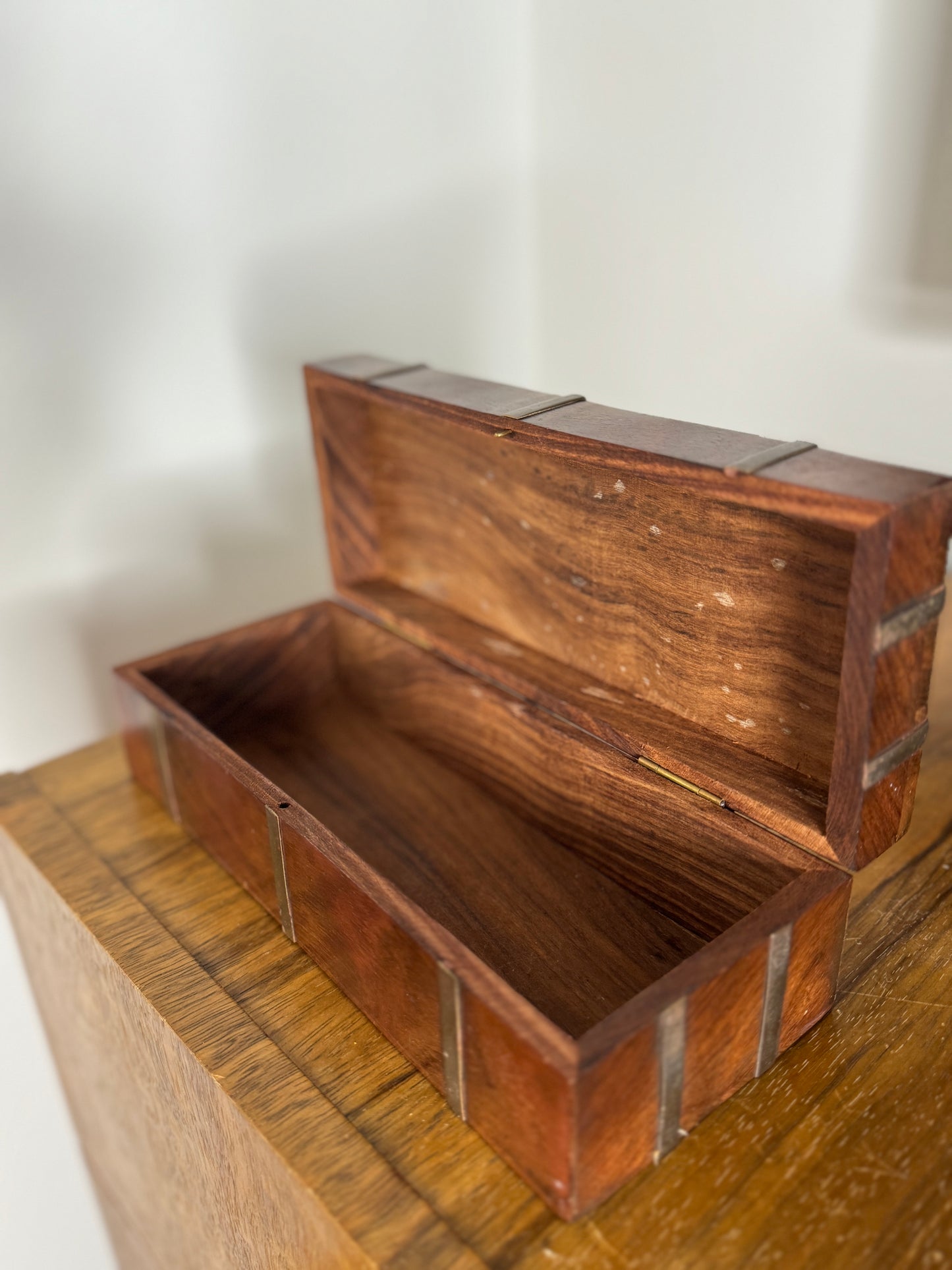 Wood & Brass Box