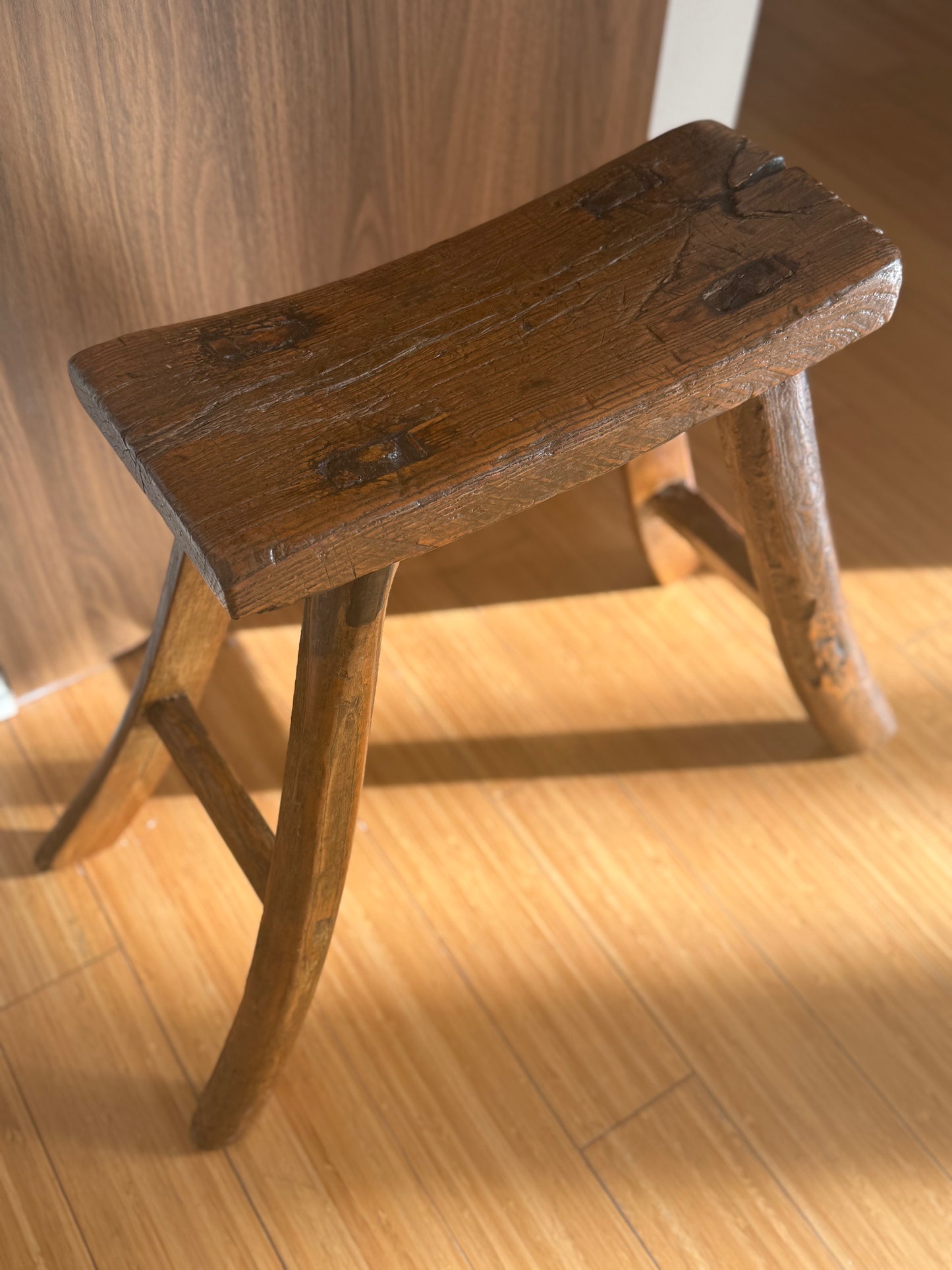 19th C Primitive Milking Stool - Sm
