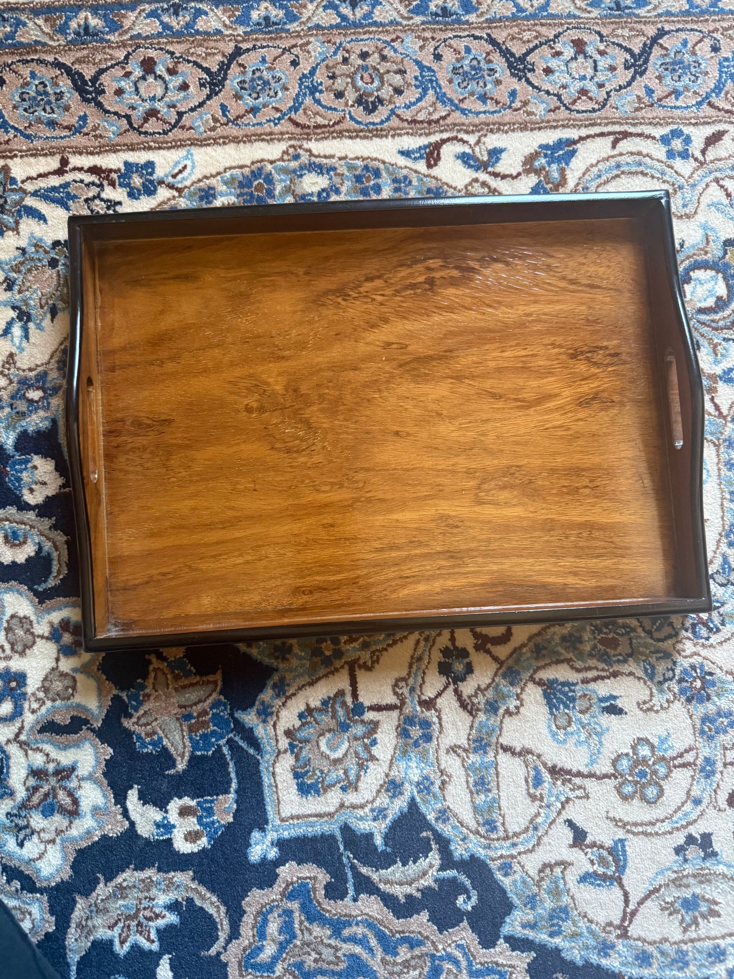 Vintage Wood Cocktail Tray