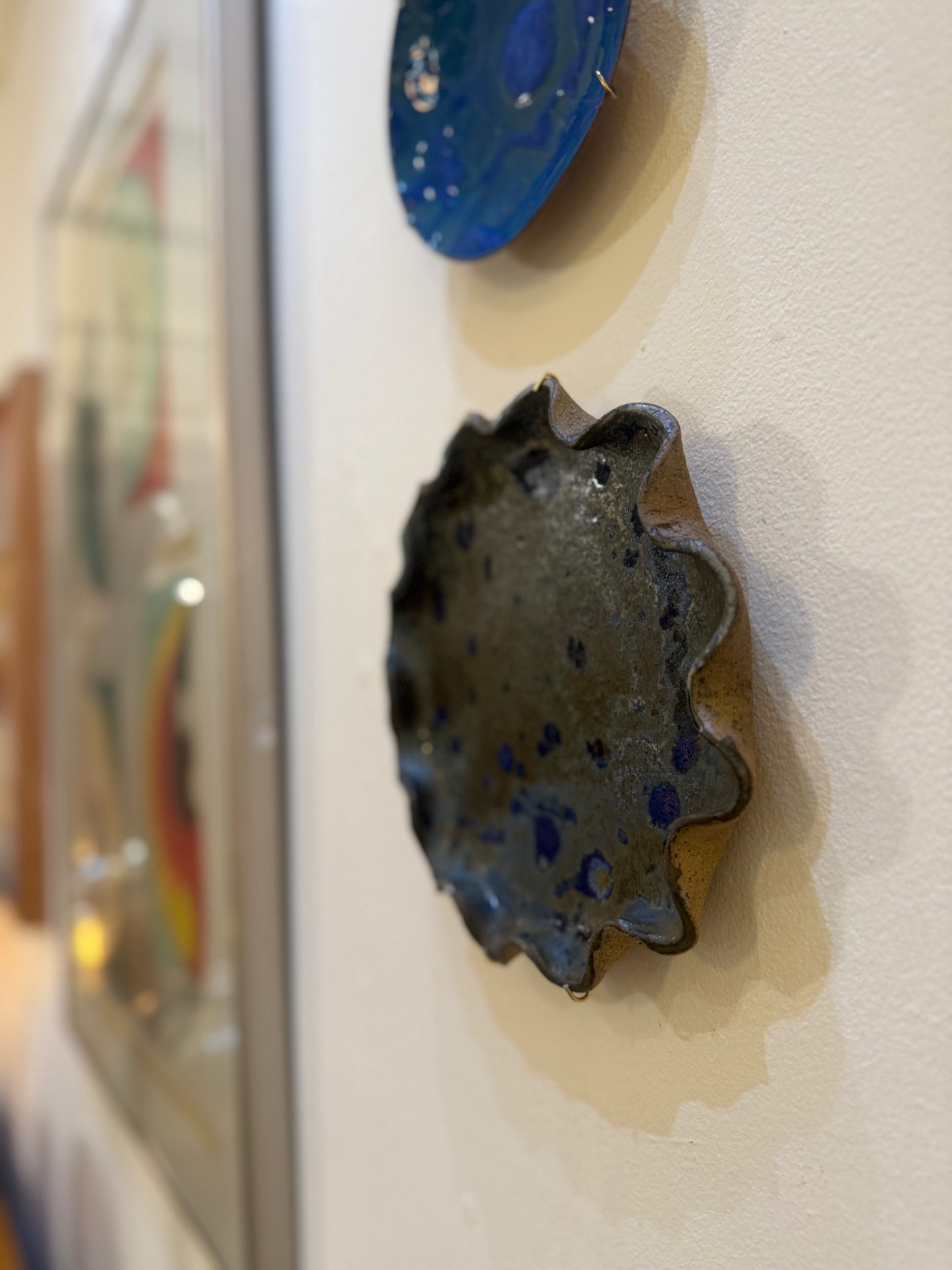 Artisanal Wavy Ceramic Plate