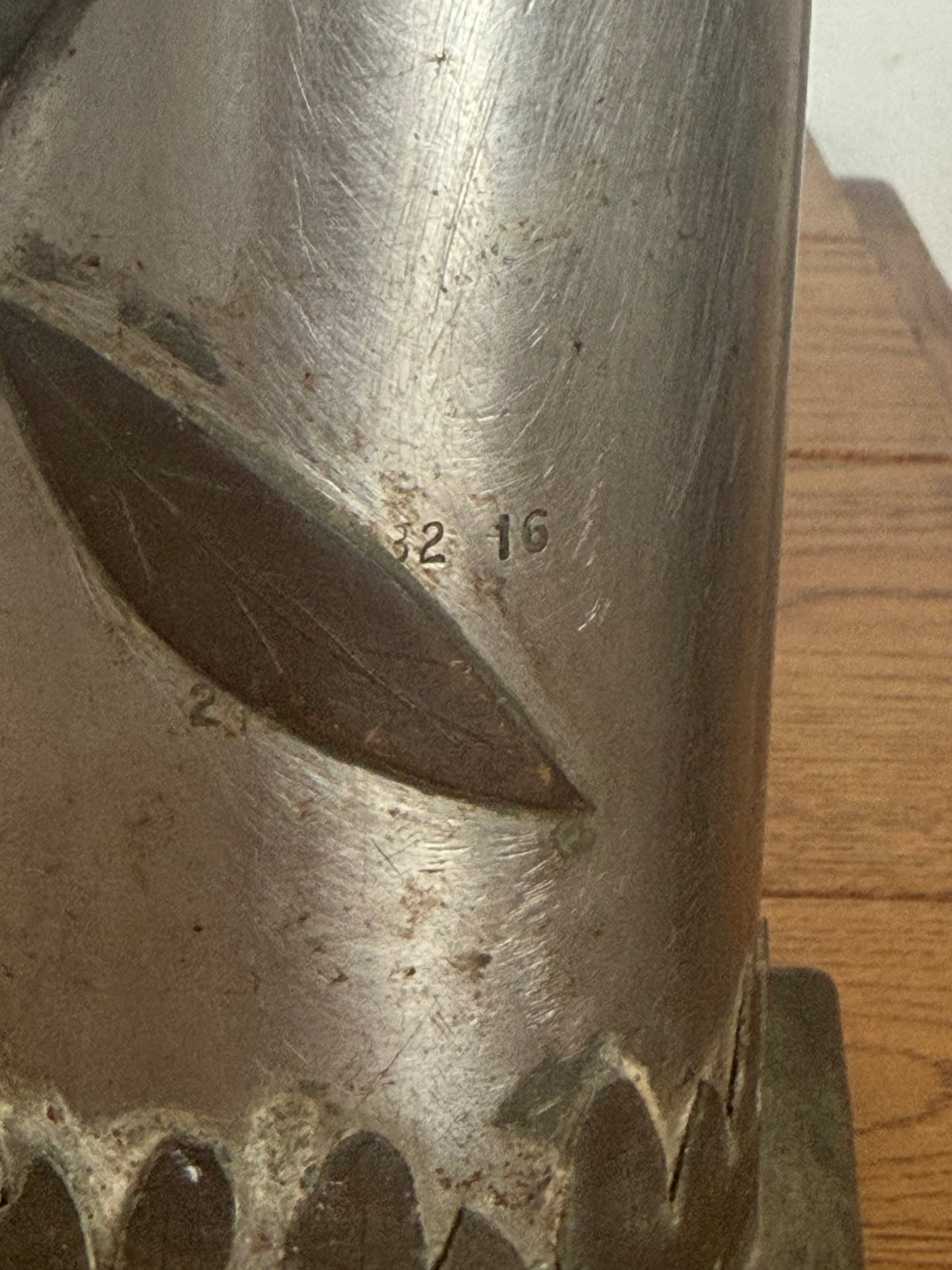 Vintage Artillery Tramp Art Vase