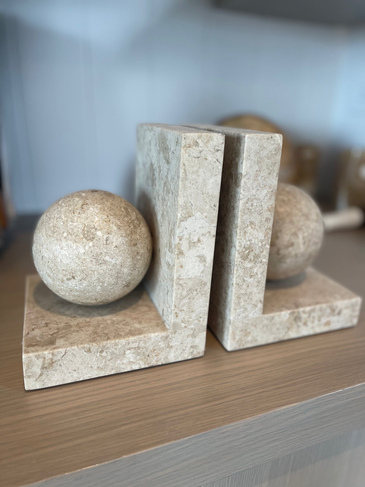 Marble Bookends