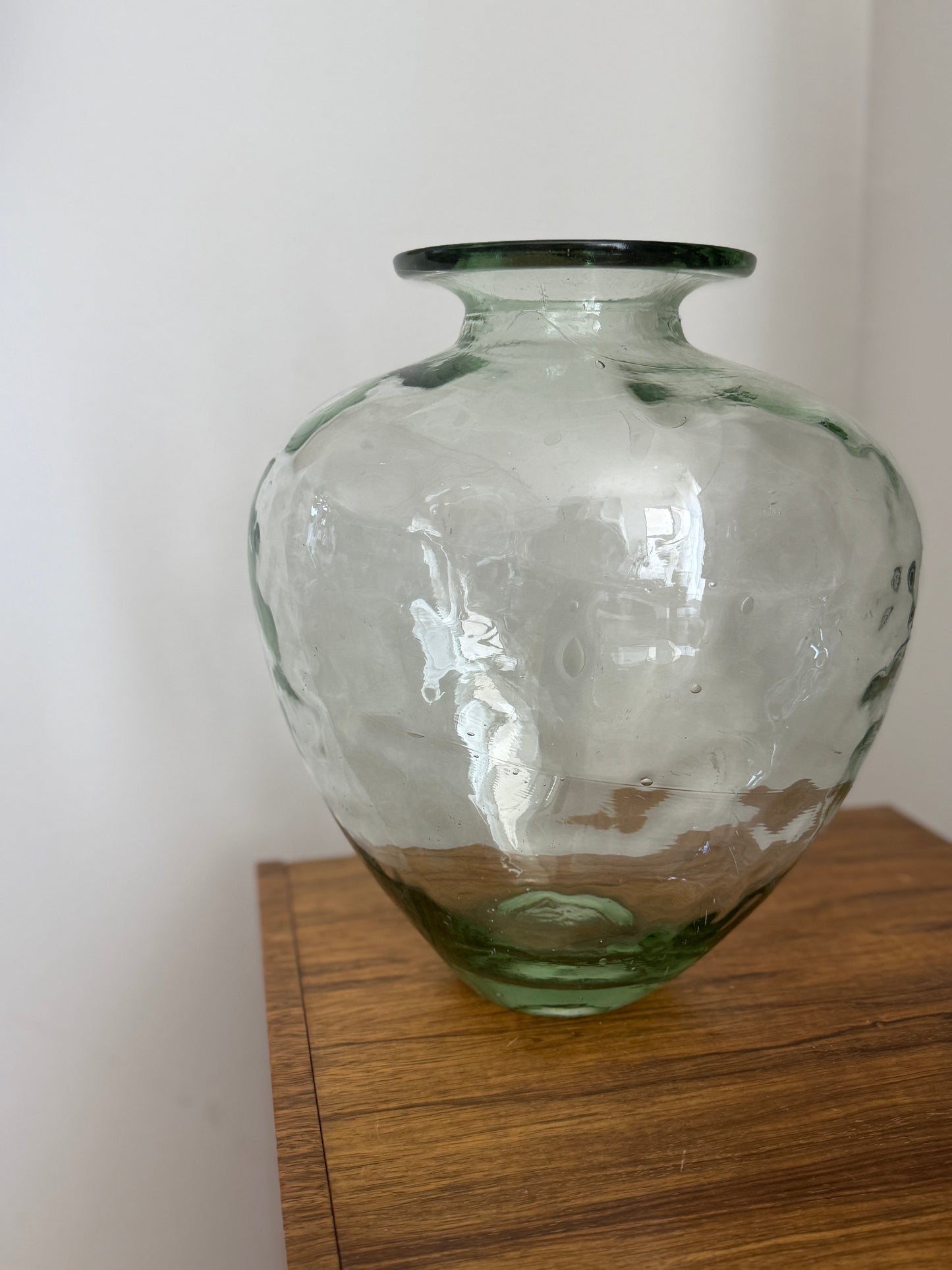Large Recycled Glass Demijohn