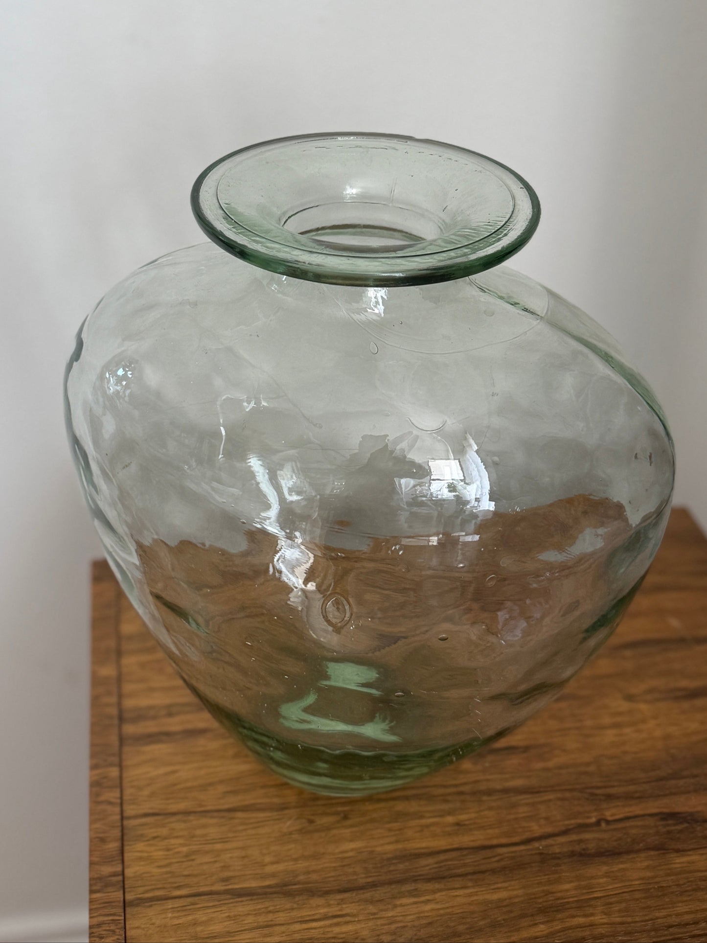 Large Recycled Glass Demijohn