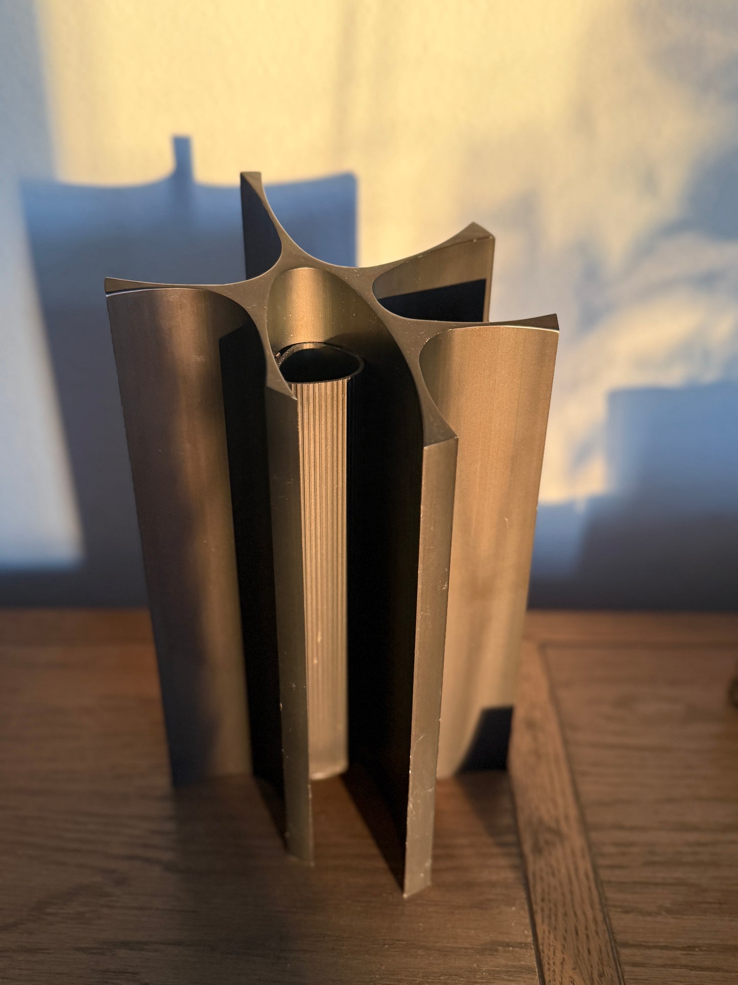 Metal Sculptural Vase