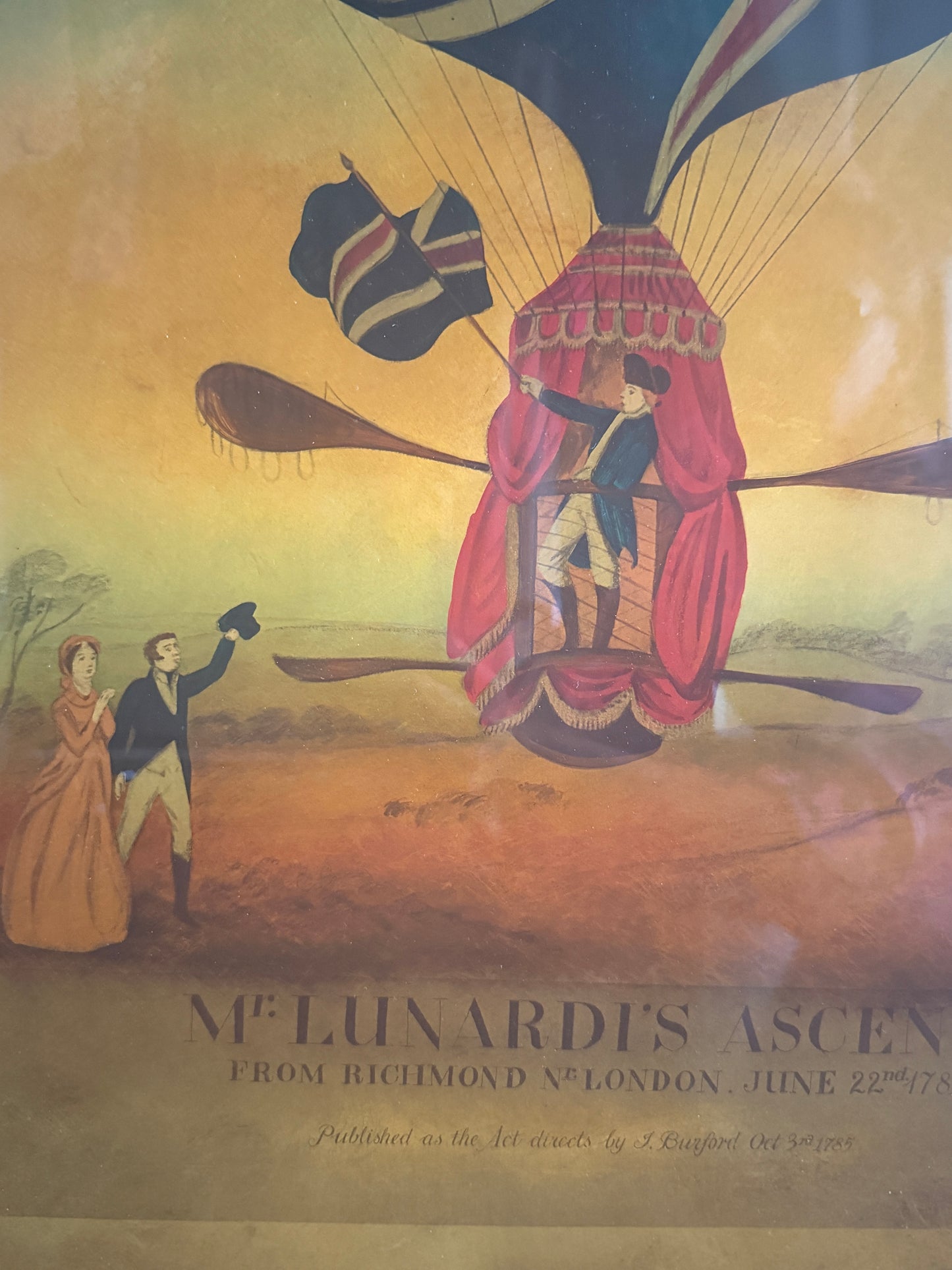 Reverse Glass Lithograph