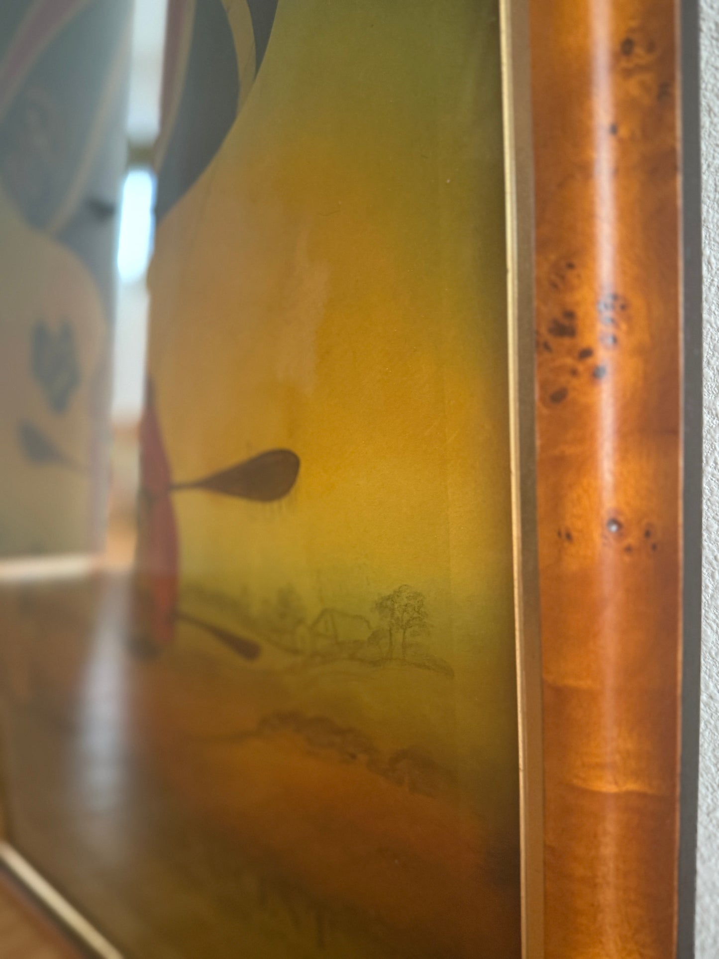 Reverse Glass Lithograph