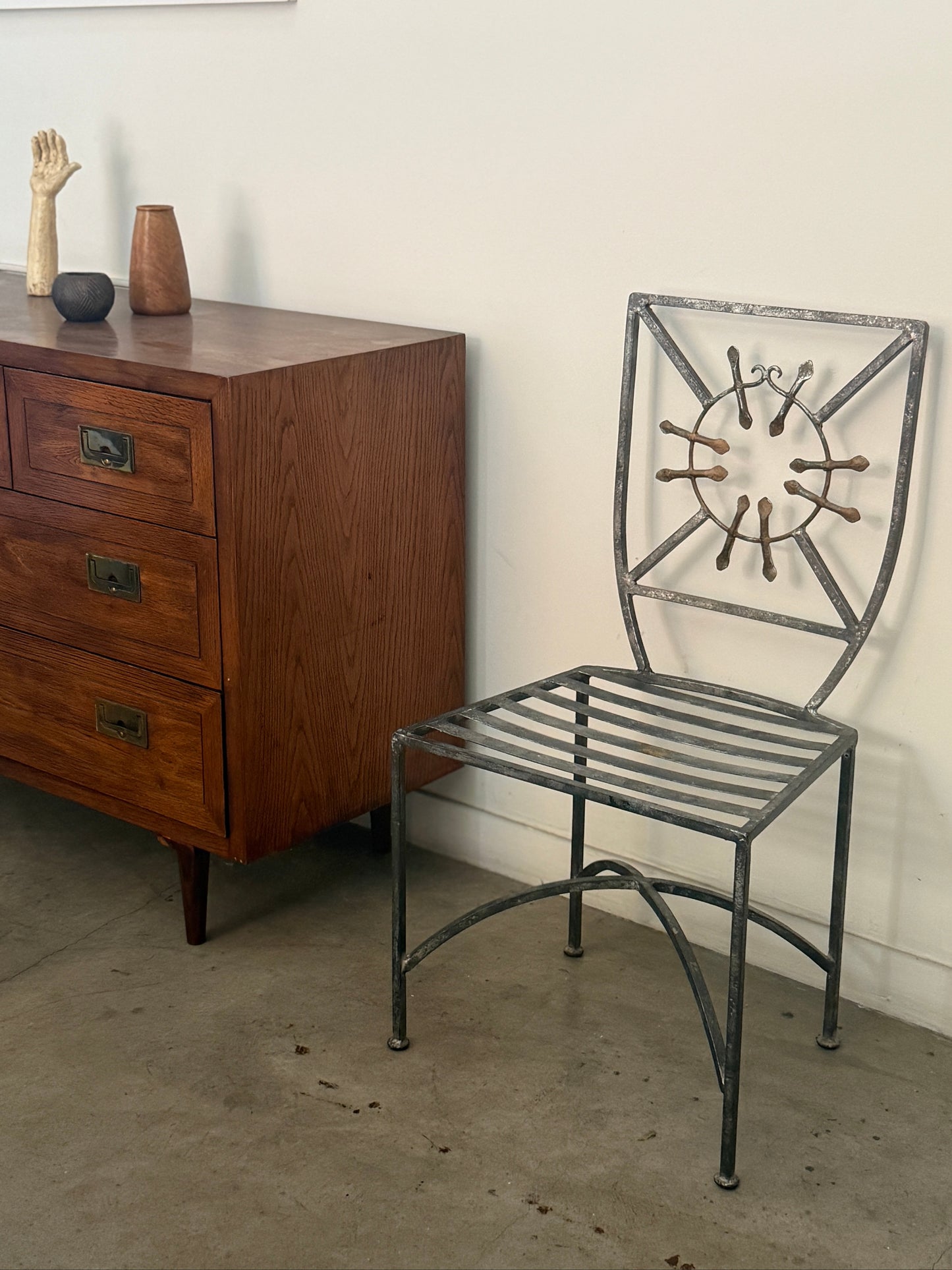 Wrought Iron Art Chair